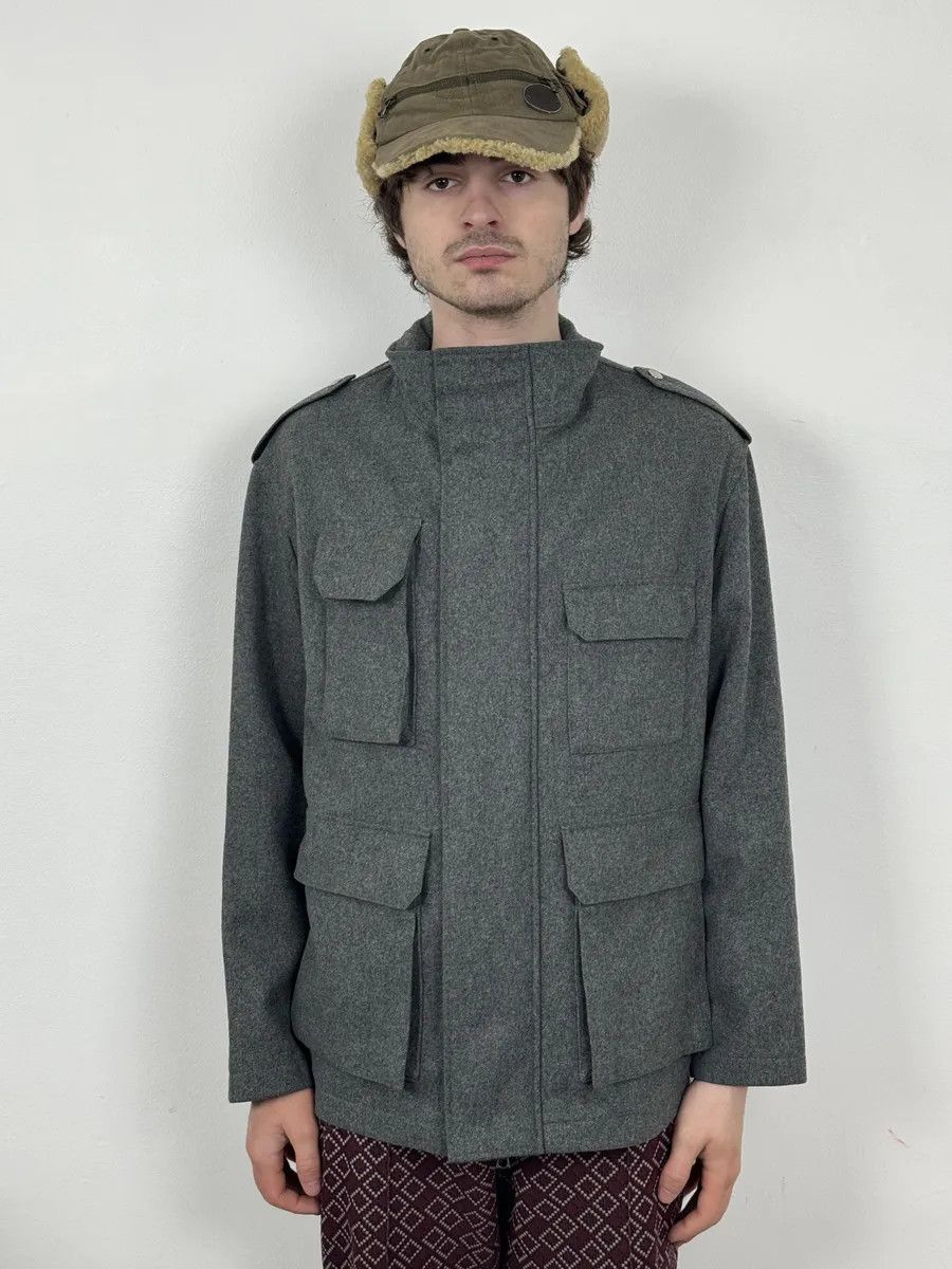 A.P.C. A.P.C. Imperial Grey Wool Parka Jacket Size US S / EU 44-46 / 1 - 2 Thumbnail