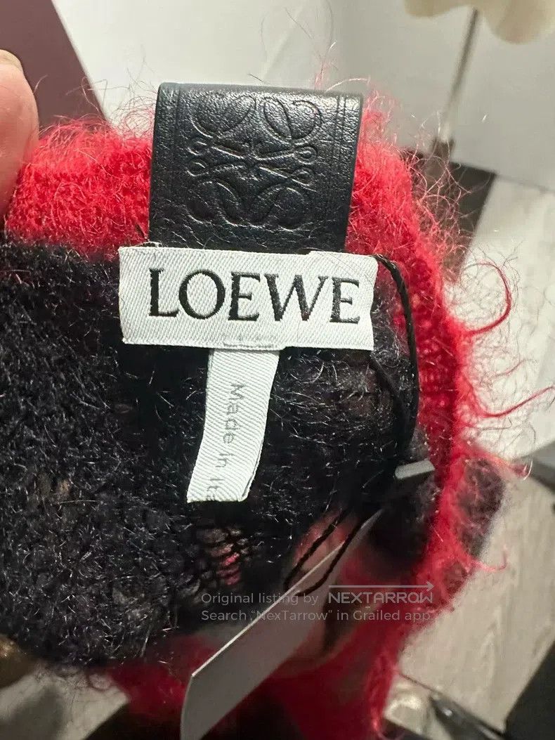 Other Loewe Leather logo mohair striped sweater Size XS / US 0-2 / IT 36-38 - 4 Thumbnail