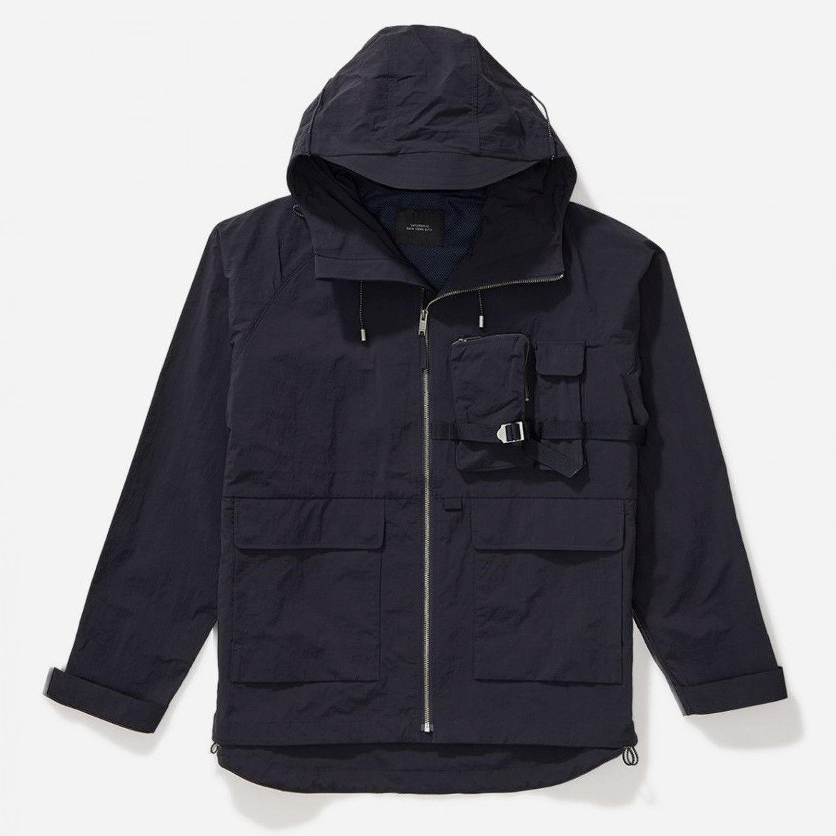image of Saturdays New York City Saturdays Nyc Suzuki Windbreaker Navy, Men's (Size Small)