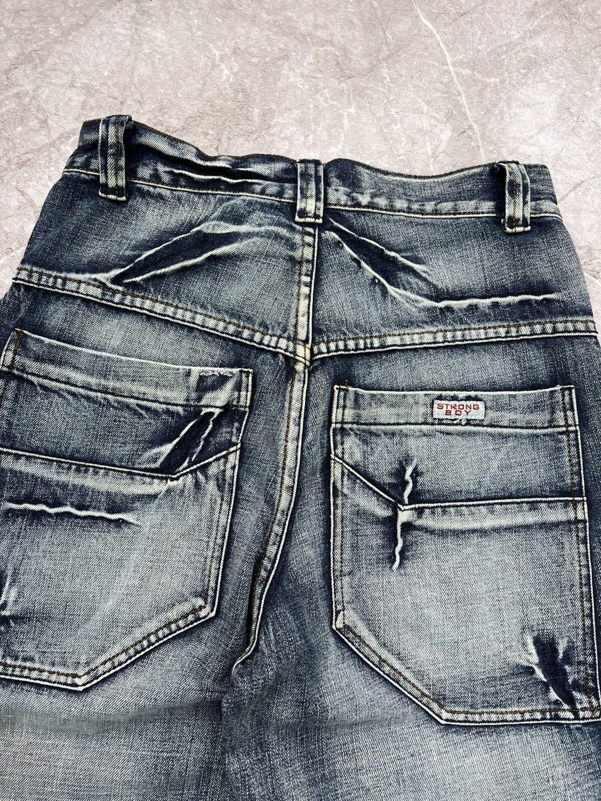 If Six Was Nine × Japanese Brand × Vintage Super Flared Jeans Vintage Japanese Jean distressed Size US 30 / EU 46 - 15 Thumbnail