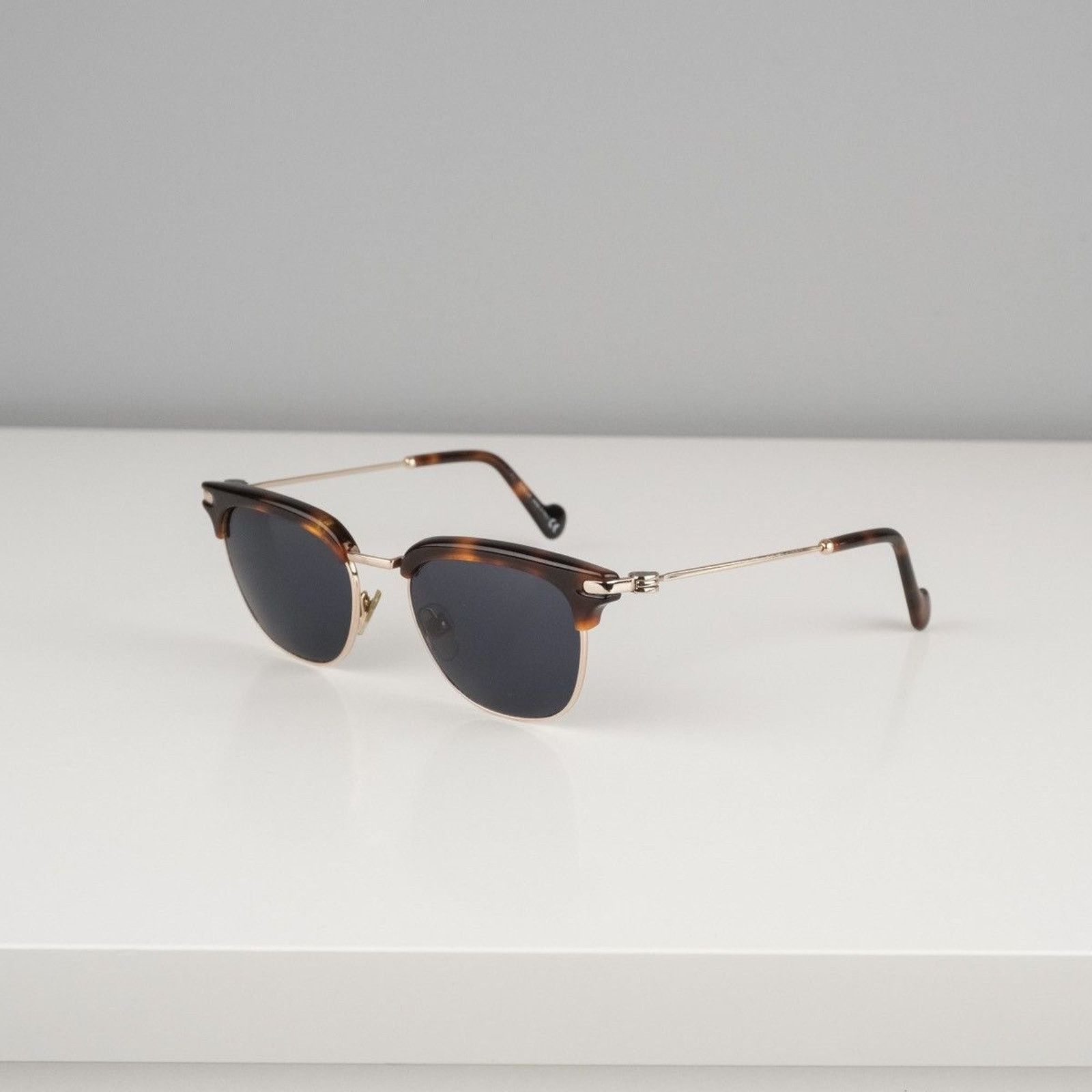 Moncler Moncler gold logo aviator sunglasses Size ONE SIZE - 1 Thumbnail