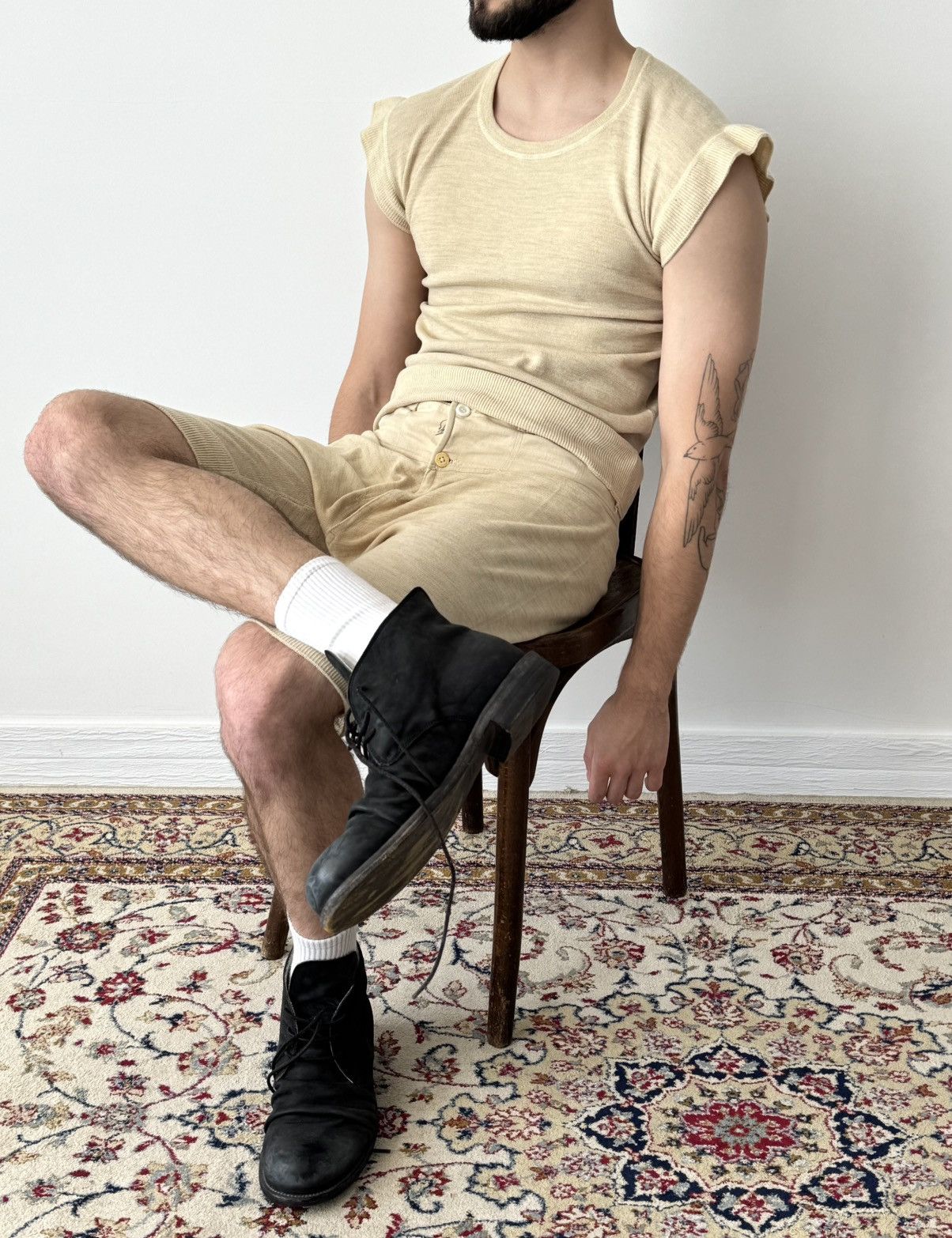 Other 1940s WW2 Era British Army Wool Underwear Set Size US 34 / EU 50 - 2 Thumbnail