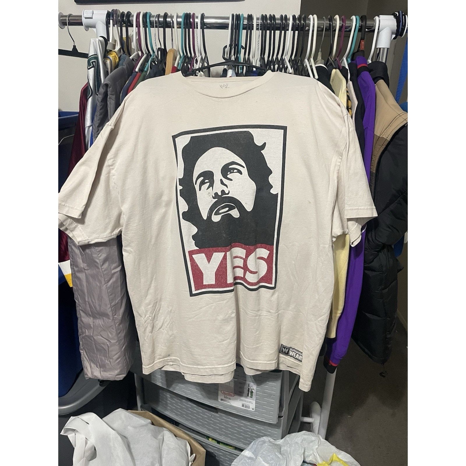 WWE Size 2XL- WWE Shirt Daniel Bryan Yes Movement Authentic Wear Size US XXL / EU 58 / 5 - 1 Thumbnail