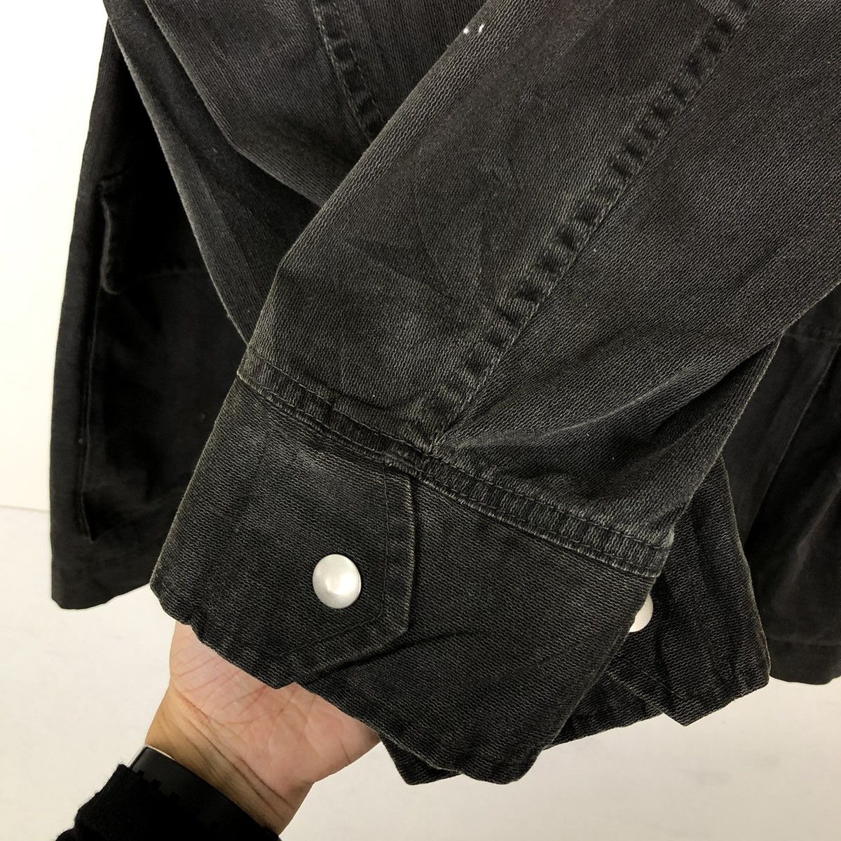 Japanese Brand 🔥VINTAGE CHORE BIKER JACKET JEANING GARAGE ISSEY MIYAKE Size US M / EU 48-50 / 2 - 11 Thumbnail