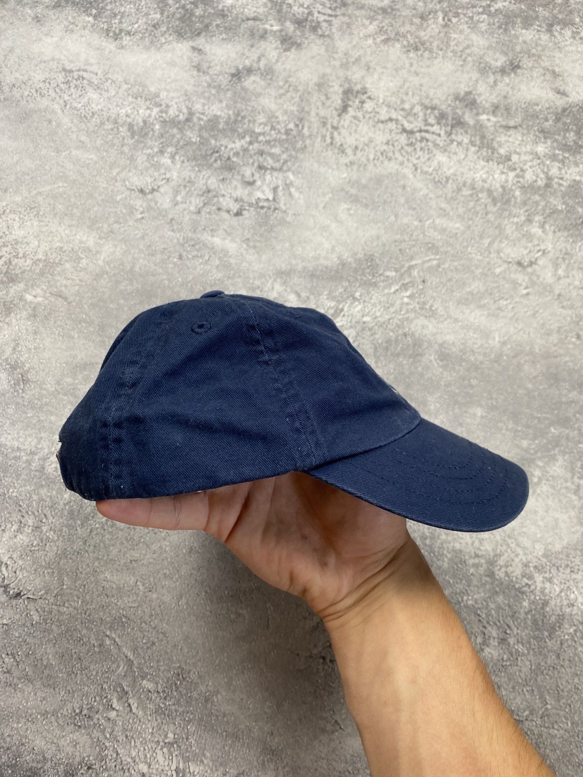 Polo Ralph Lauren Vintage Polo Ralph Lauren Cap Y2K Centre Logo Pony Blue Hat Size ONE SIZE - 5 Thumbnail