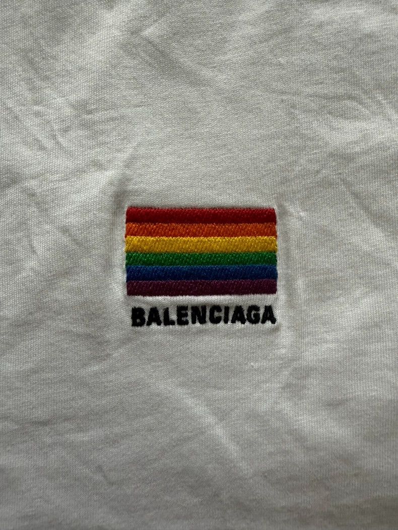 Balenciaga Balenciaga Rainbow embroidered logo Size US M / EU 48-50 / 2 - 3 Thumbnail