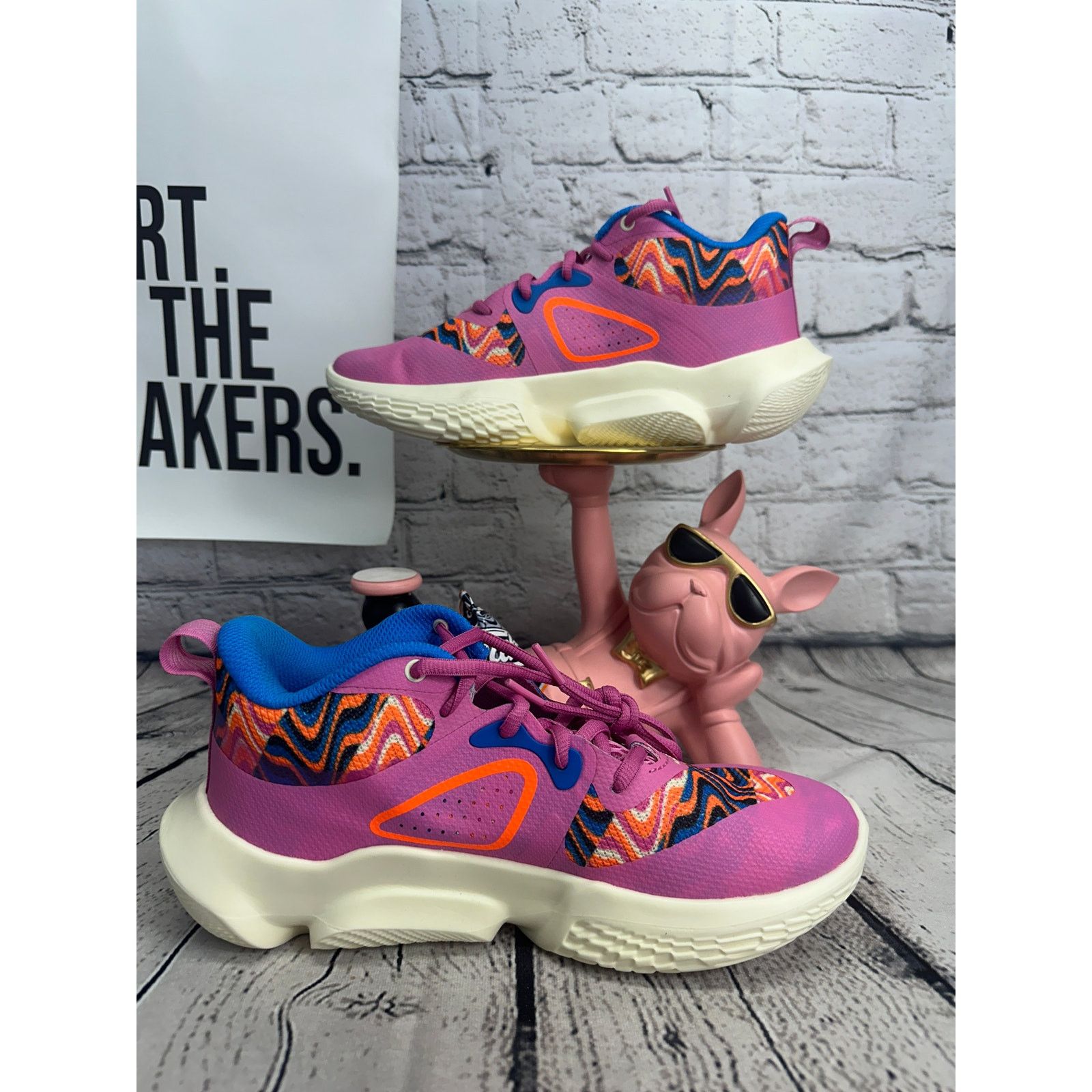 Under Armour Under Armour HOVR Havoc 5 Glow Basketball Shoes Womens 8 Size US 8 / IT 38 - 6 Thumbnail