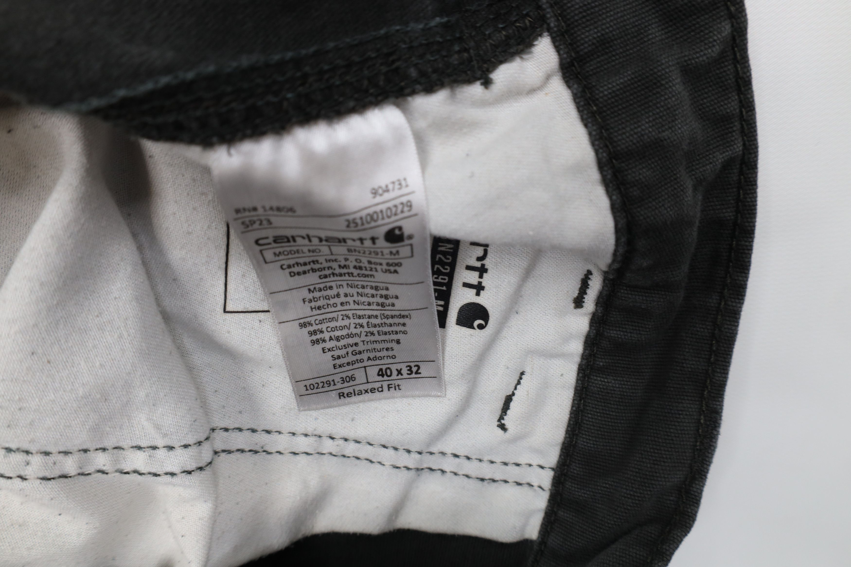 Carhartt Vintage Y2K Carhartt Relaxed Canvas Wide Leg Pants Peat Size US 40 / EU 56 - 8 Thumbnail