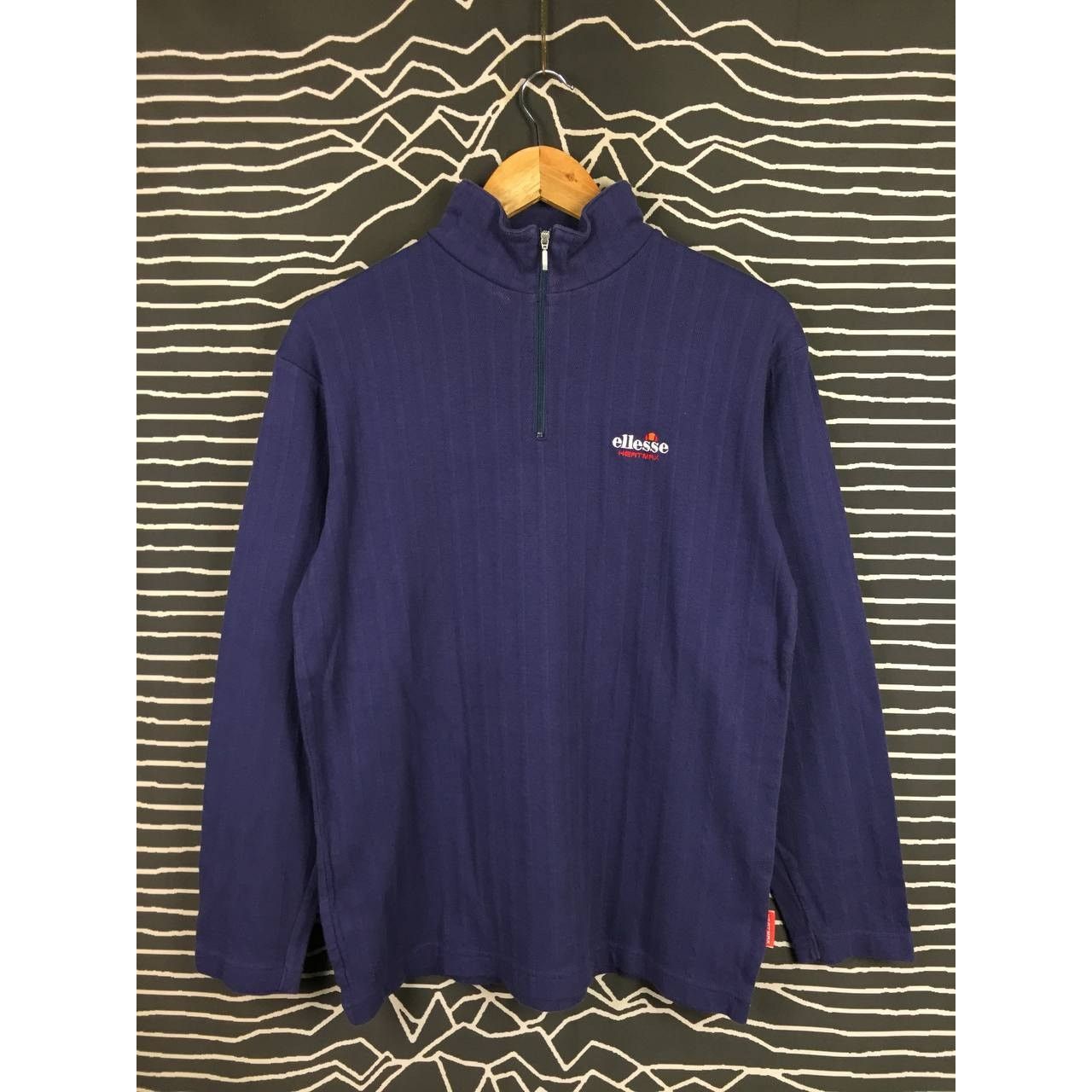 Ellesse × Vintage Ellesse Heartmax Embroidered Logo Half Zipper Sweatshirt Size US M / EU 48-50 / 2 - 1 Thumbnail