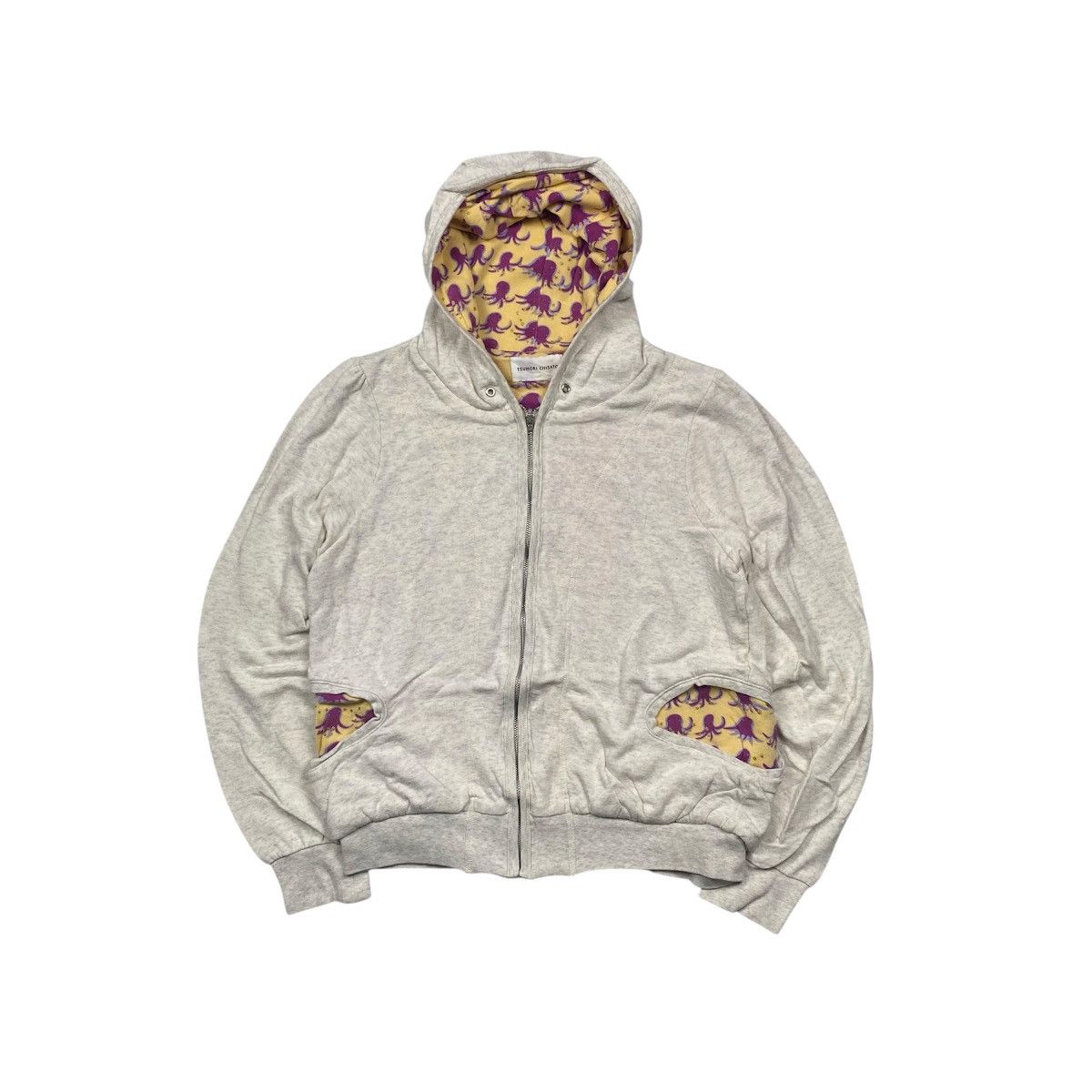 Tsumori Chisato Vintage Tsumori Chisato Floral Crop Boxy Zip Up Size M / US 6-8 / IT 42-44 - 1 Thumbnail