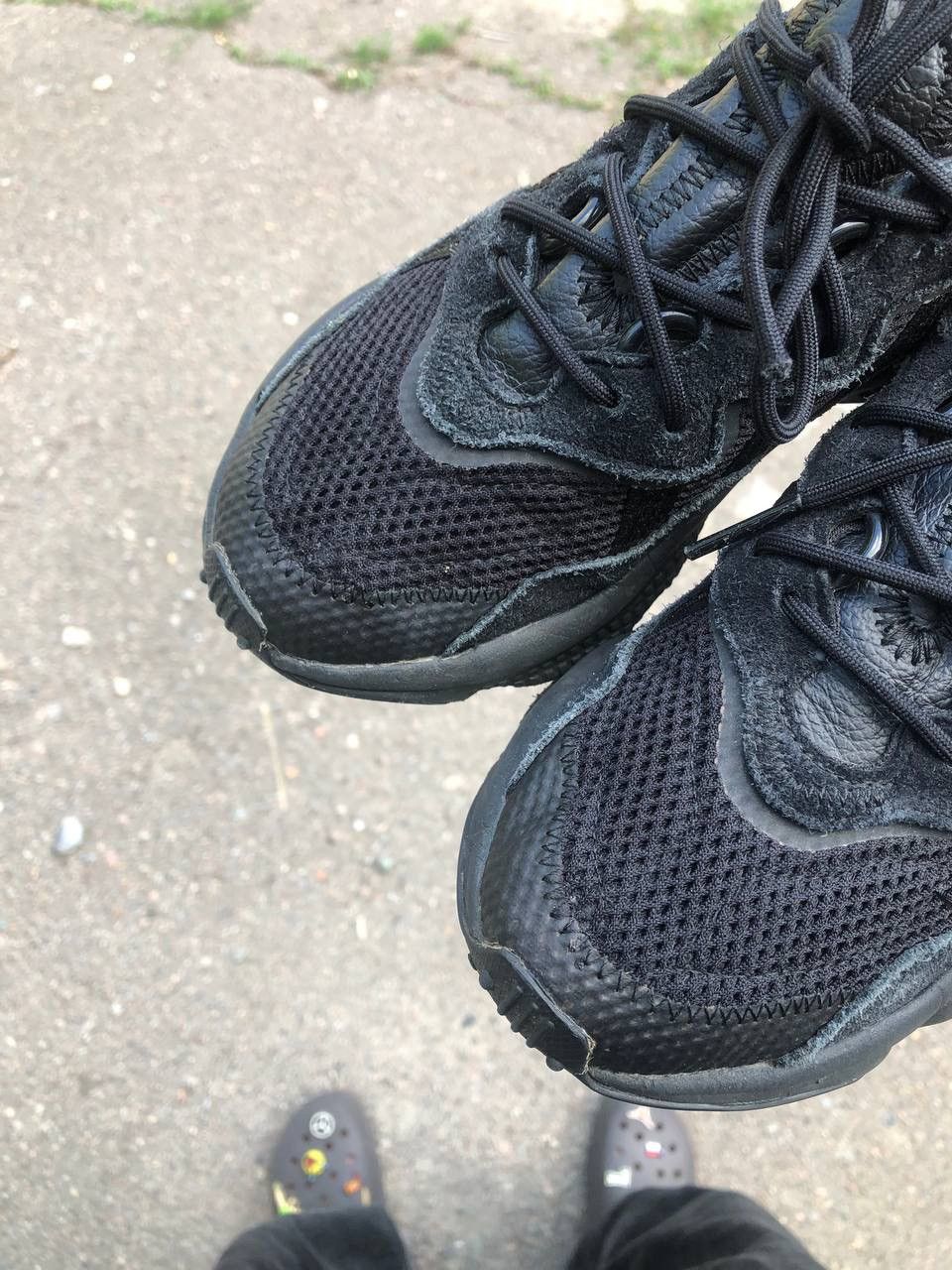 Adidas VERY RARE ADIDAS ORIGINAL OZWEEGO FULL BLACK SNEAKERS Y2K Size US 4 / IT 34 - 11 Thumbnail