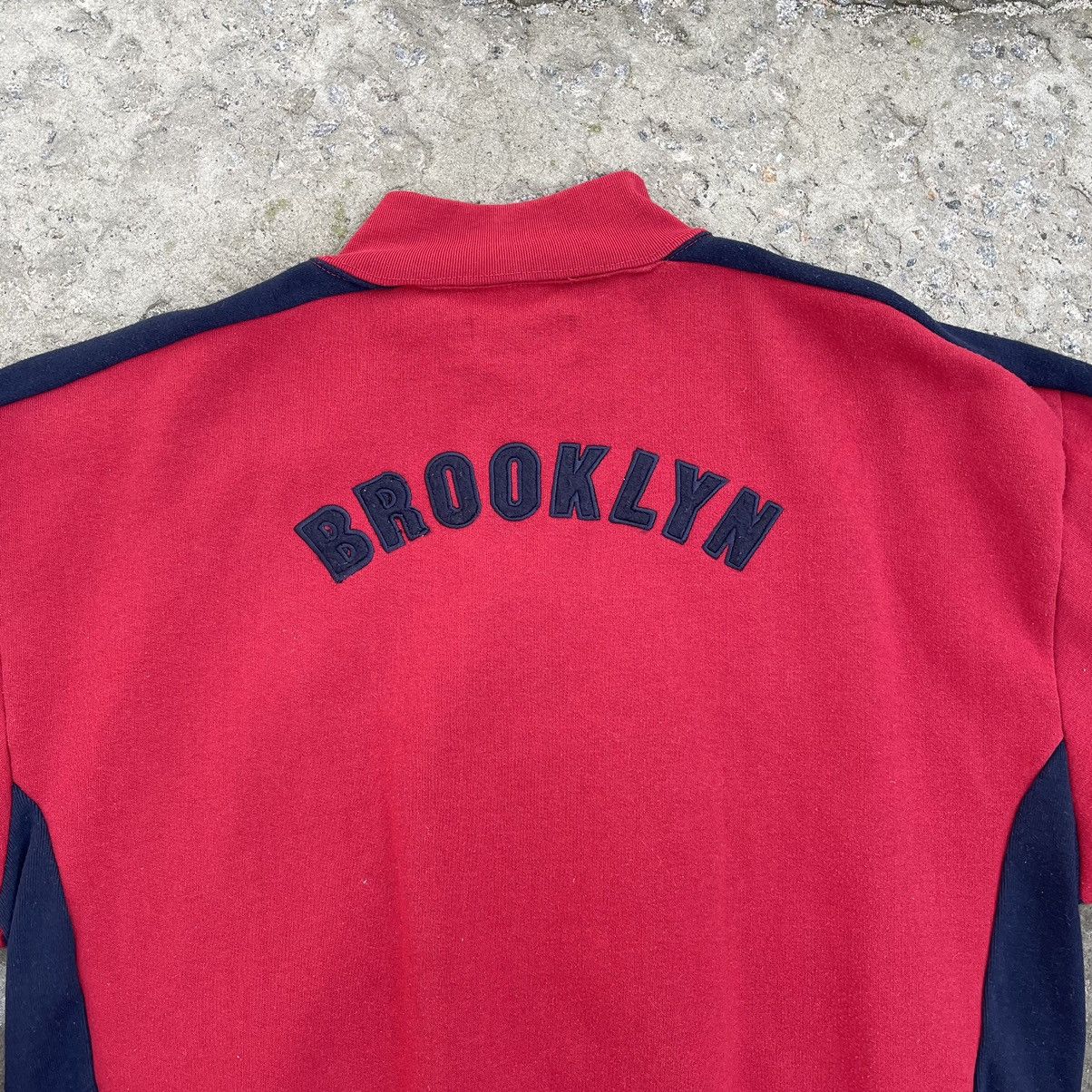 Brooklyn Clothing × Vintage Vintage Sweater Zip Brooklyn Logo Bombers Y2K 90s USA Size US L / EU 52-54 / 3 - 4 Thumbnail