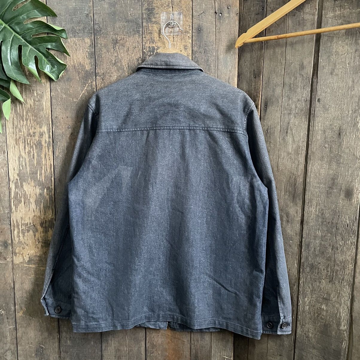 Japanese Brand D Homme A Homme Denim Zipper Jacket Size US L / EU 52-54 / 3 - 2 Thumbnail