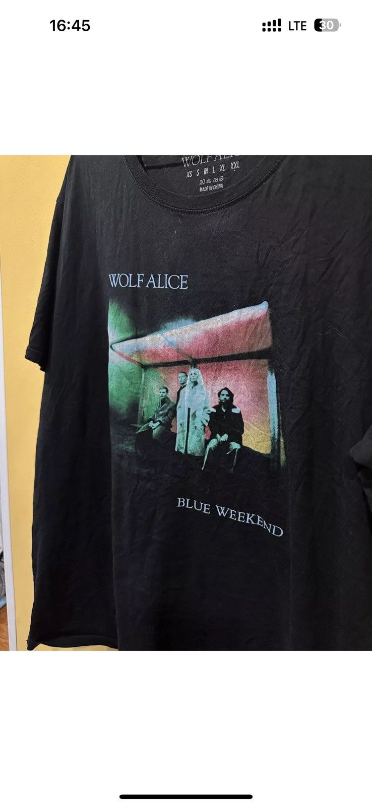 Other Wolf Alice Shirt Mens Black 2022 Tour Concert Band Weekend Size US L / EU 52-54 / 3 - 2 Thumbnail