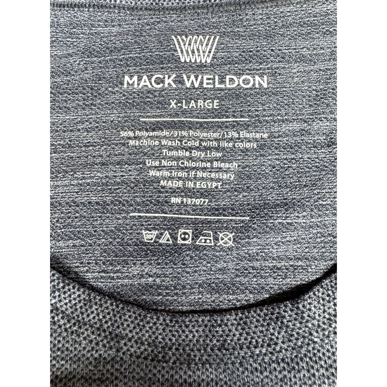 Vintage Mack Weldon Mens XL Blue Thermal Long Sleeve Shirt Crew Neck Gray/Blue Everyday Size US XL / EU 56 / 4 - 3 Thumbnail
