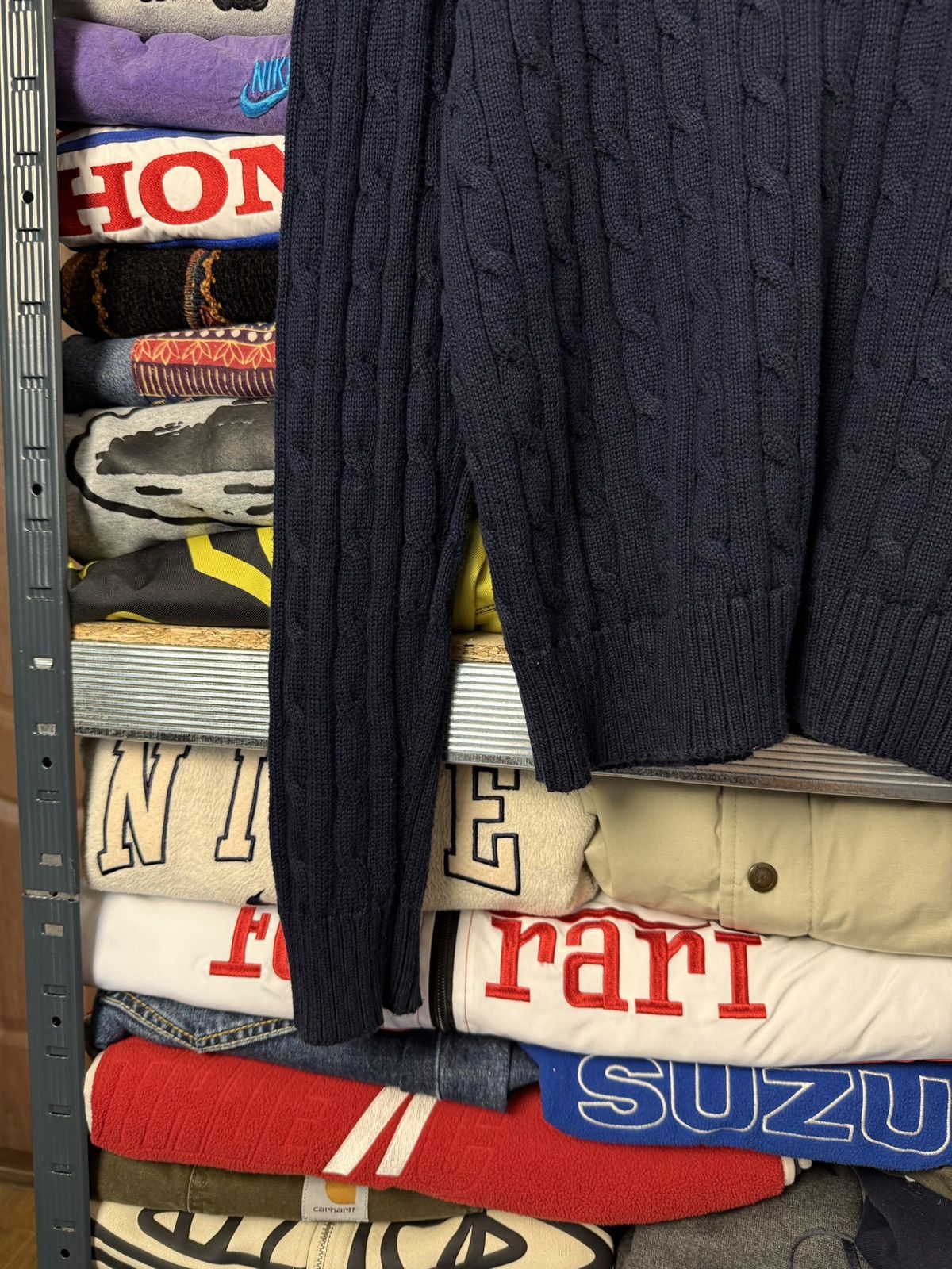 Polo Ralph Lauren Polo Ralph Lauren Cable Knit Sweater Female Blue Color Size XL / US 12-14 / IT 48-50 - 4 Thumbnail