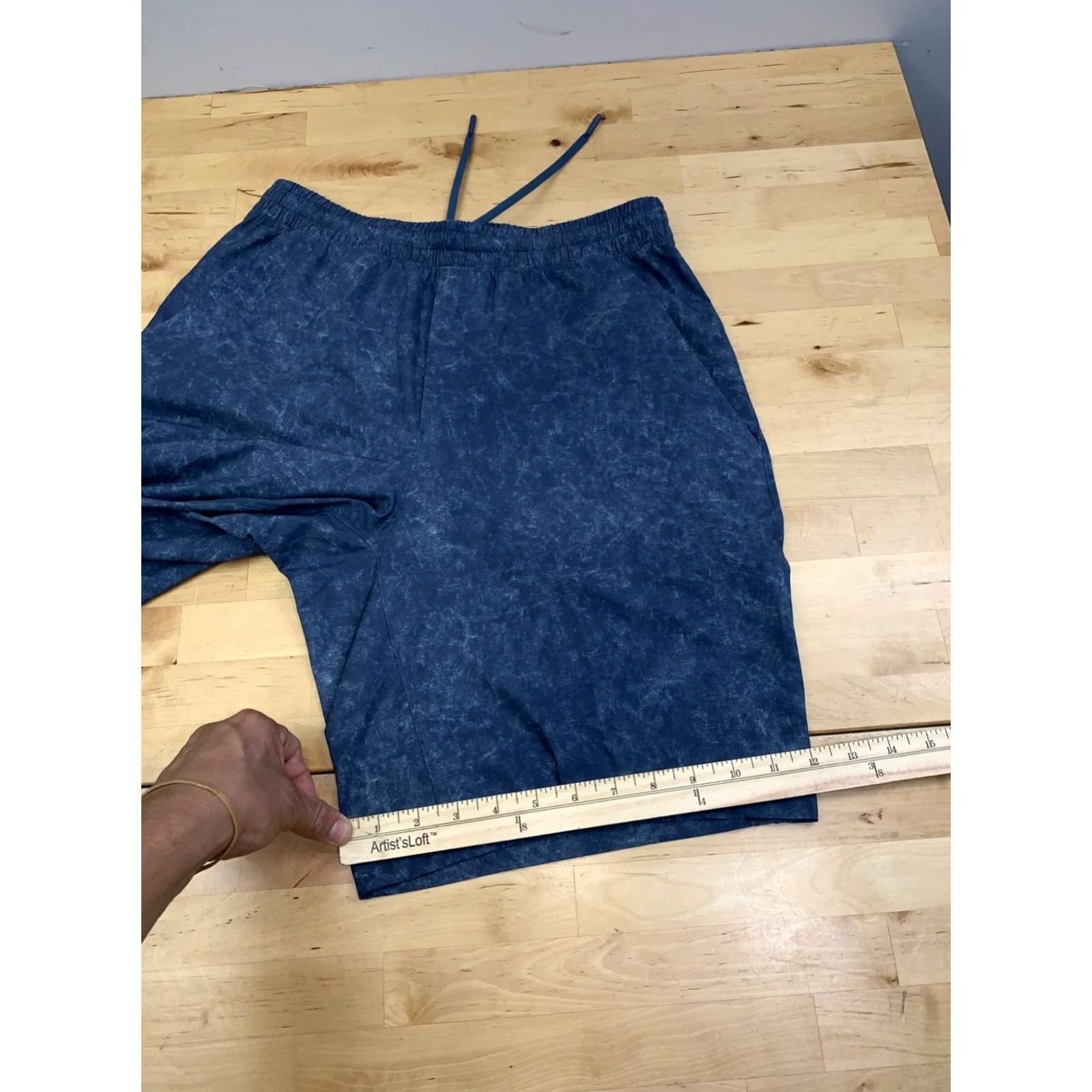 Lululemon Lululemon Pace Breaker Men M Blue Activewear Drawstring Athletic Gym Training Pockets 13287 Size ONE SIZE - 6 Thumbnail