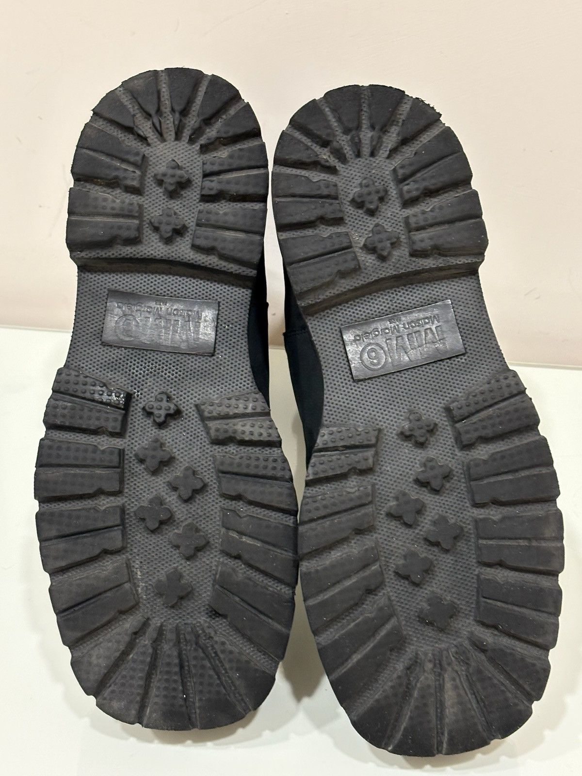 Maison Margiela Maison Margiela MM6 Distressed Scuffed Toe Leather Zipper Size US 10.5 / EU 43-44 - 8 Thumbnail