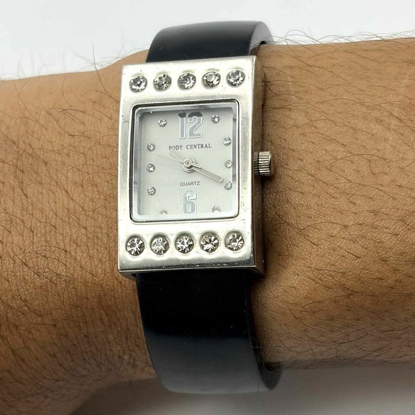 Other Silver & Black Body Central Watch Size ONE SIZE - 1 Thumbnail