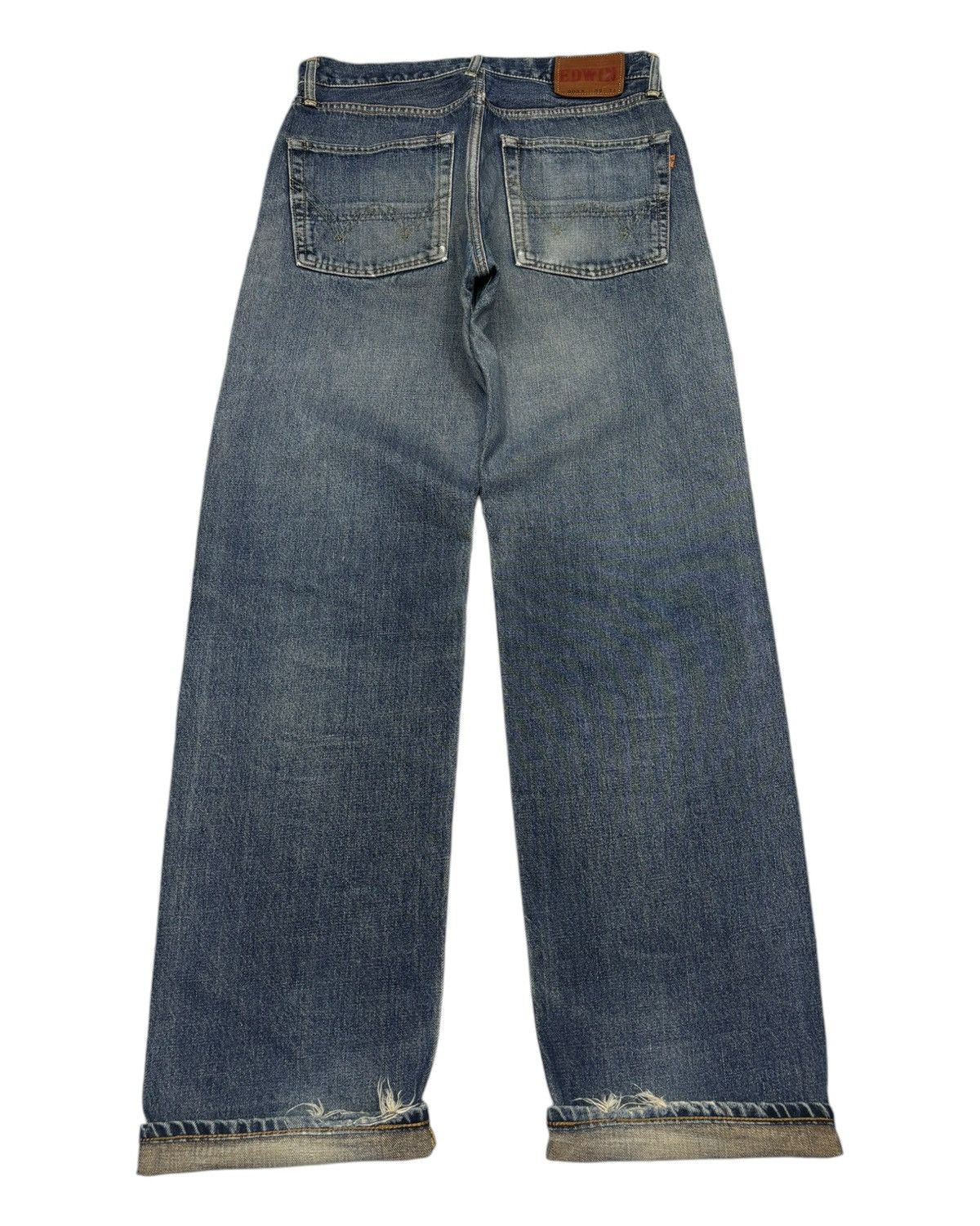 Kapital 🔥EDWIN 505x SELVEDGE BAGGY JEANS RIPPED DENIM JEANS Size US 30 / EU 46 - 2 Thumbnail
