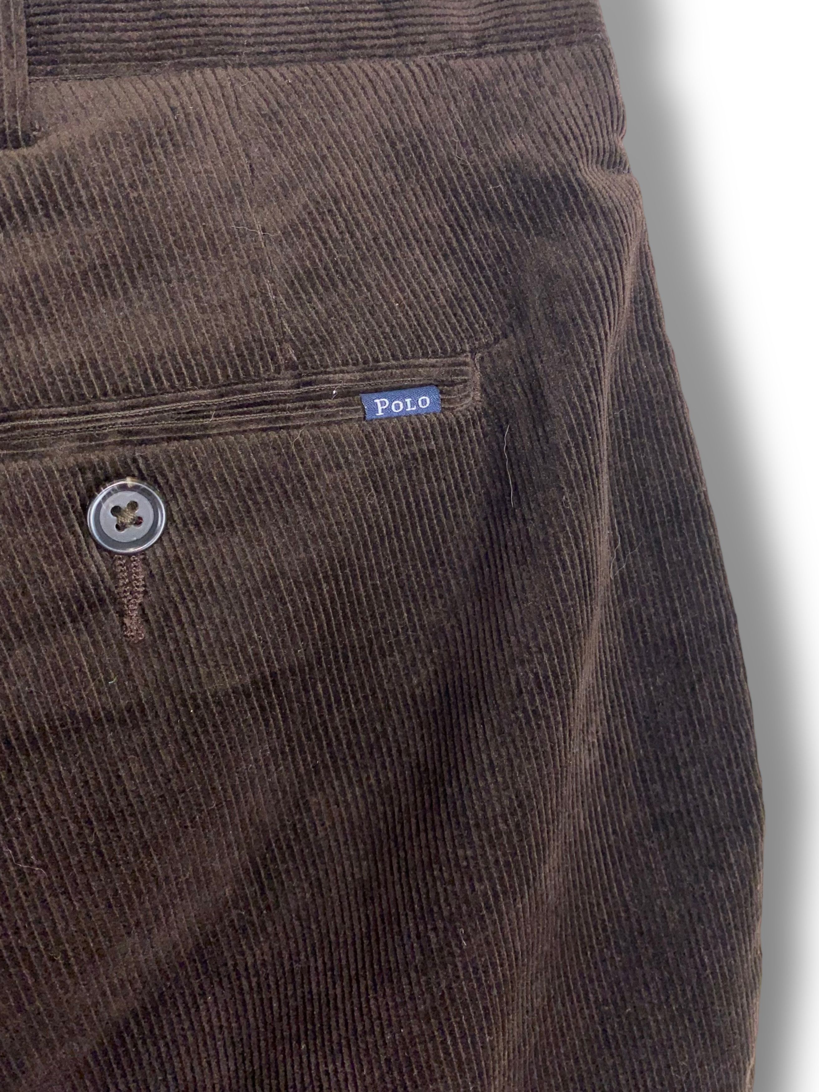 Polo Ralph Lauren Vintage POLO RALPH LAUREN Brown Corduroy Pants M483 Size US 36 / EU 52 - 12 Thumbnail