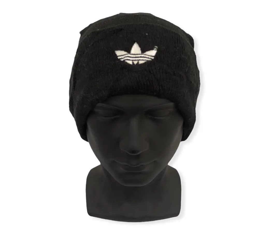 Adidas Vintage Adidas Big Logo beanie Size ONE SIZE - 1 Thumbnail