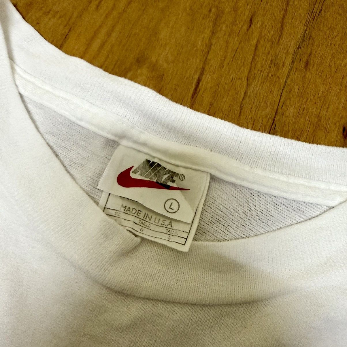 Nike × Vintage Vintage nike air 90s big logo size L Size US L / EU 52-54 / 3 - 4 Thumbnail