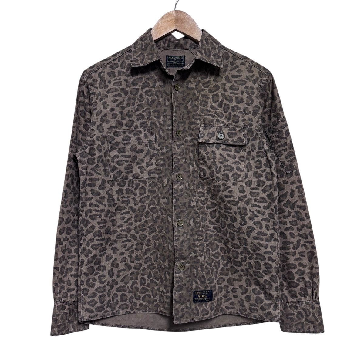 Wtaps Wtaps Leopard Ripstop Longsleeve Shirt Size US S / EU 44-46 / 1 - 1 Thumbnail