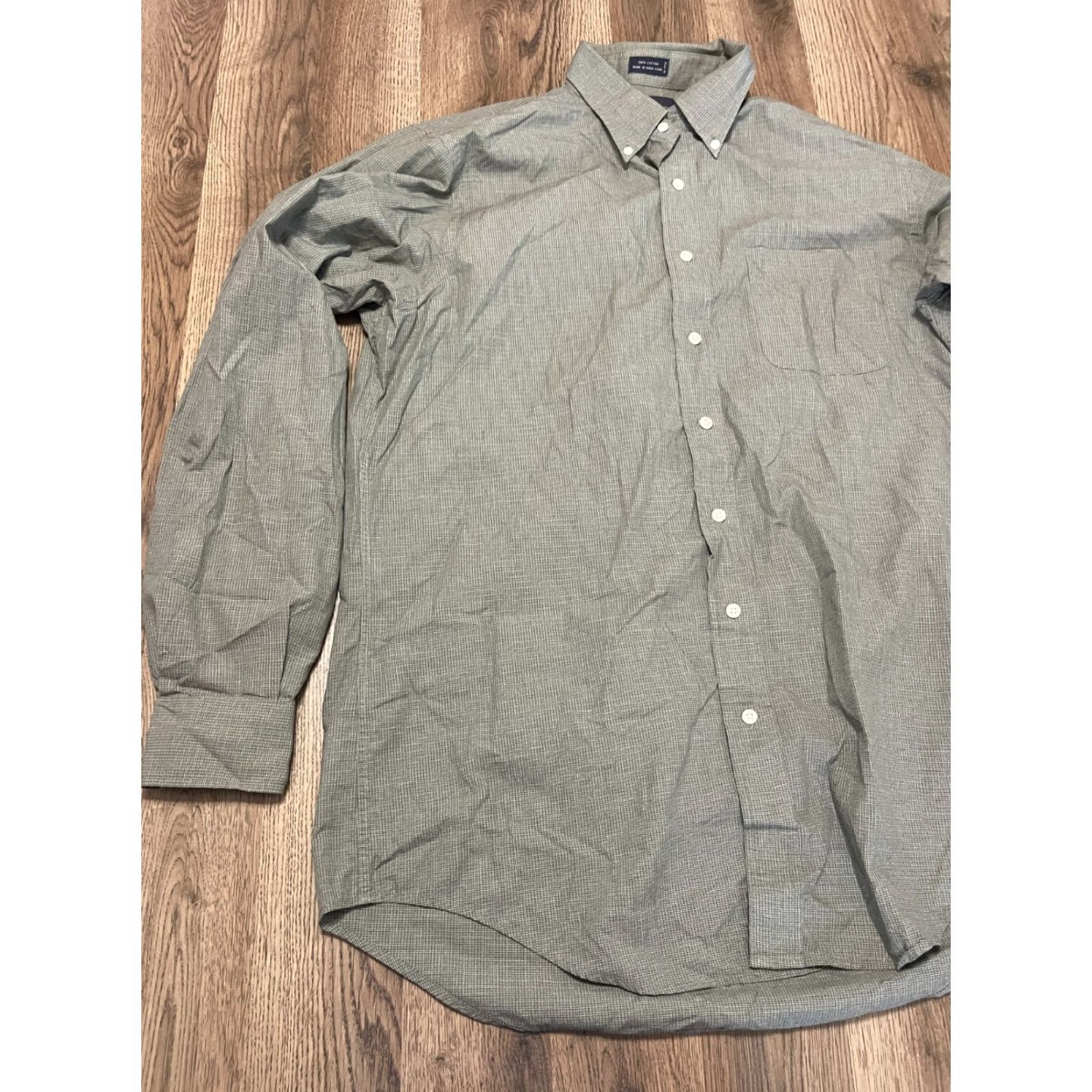 Vintage WOODWARD Shirt Mens Size 16.5 36/37 Green Button Up Long Sleeve Casual Check Vintage: No Size US XL / EU 56 / 4 - 4 Thumbnail