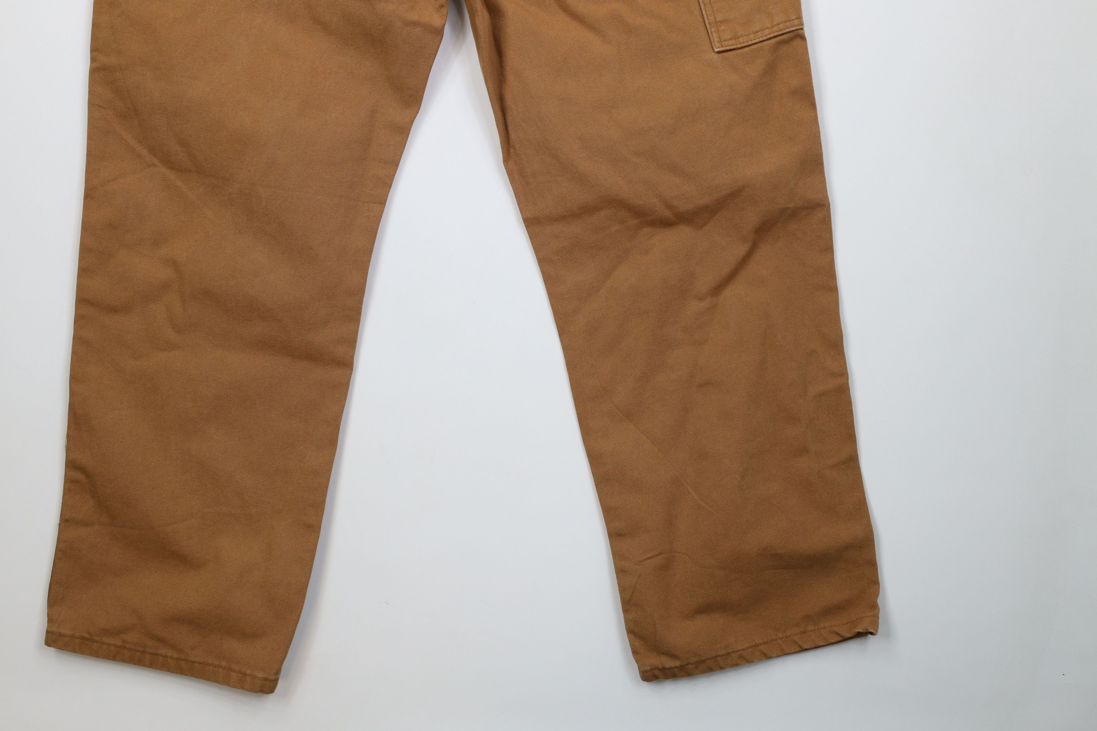 Dickies Vintage Y2K Dickies Wide Leg Canvas Dungaree Pants Brown Size US 38 / EU 54 - 14 Thumbnail