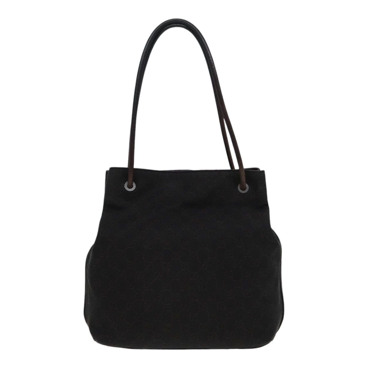Gucci Gg Canvas Black Canvas Shoulder Bag (Pre-Owned) Size ONE SIZE - 1 Thumbnail