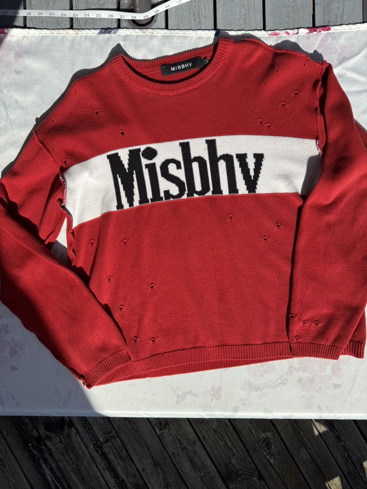 Misbhv Misbhv Marlboro Red Sweater Size US L / EU 52-54 / 3 - 1 Thumbnail