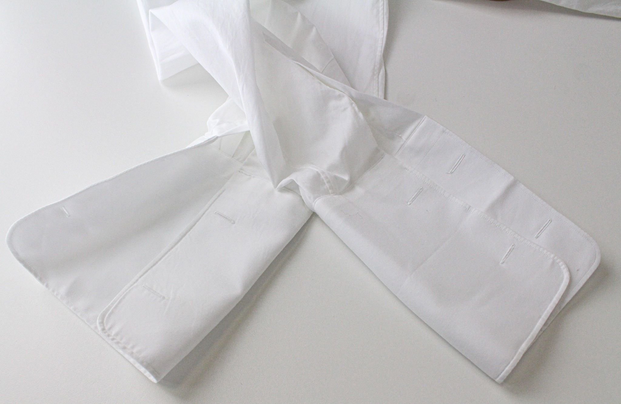 Suitsupply 38/15 Slim White Cotton Cutaway Twill 72600 Size 38R - 8 Thumbnail