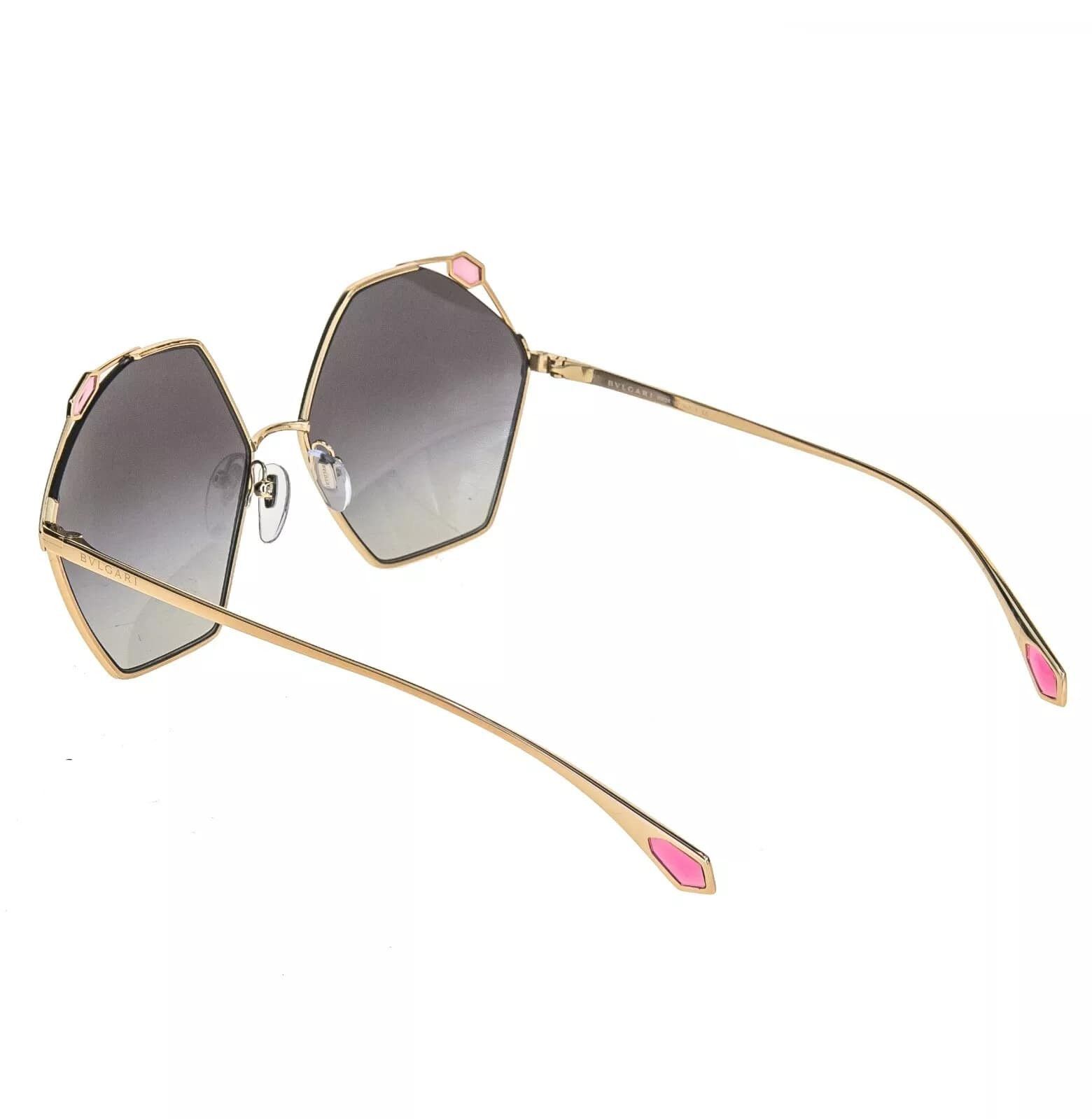 Bvlgari BVLGARI SERPENTEYES BV6160 Pink Geometric Sunglasses 6160 Size ONE SIZE - 3 Thumbnail