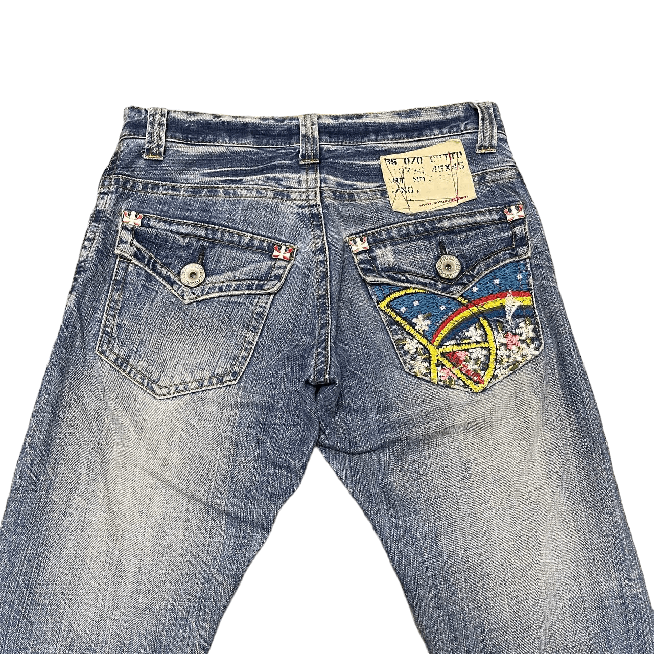 Japanese Brand Vintage Antgauge Denim Pants Size US 31 - 2 Thumbnail
