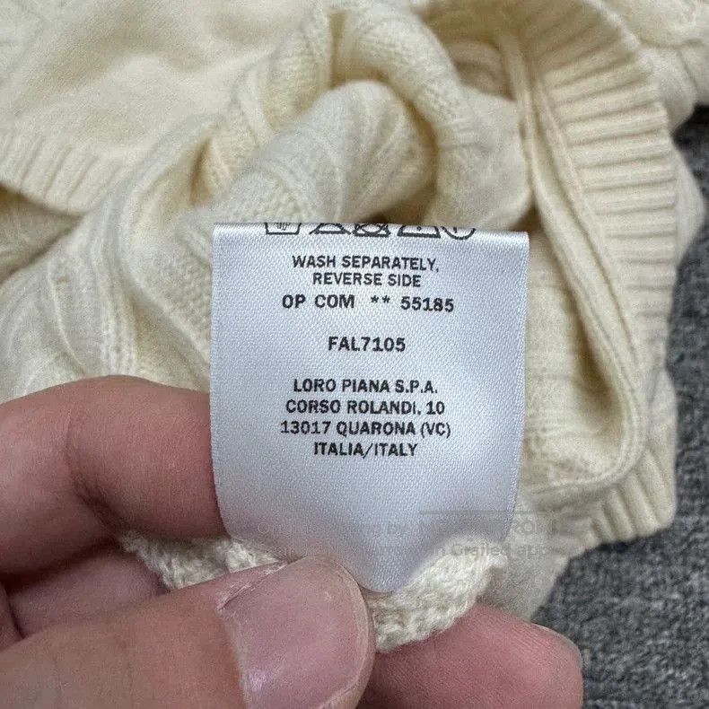 Loro Piana Loro Piana Cable Knit Cashmere Cardigan. Size US XL / EU 56 / 4 - 4 Thumbnail