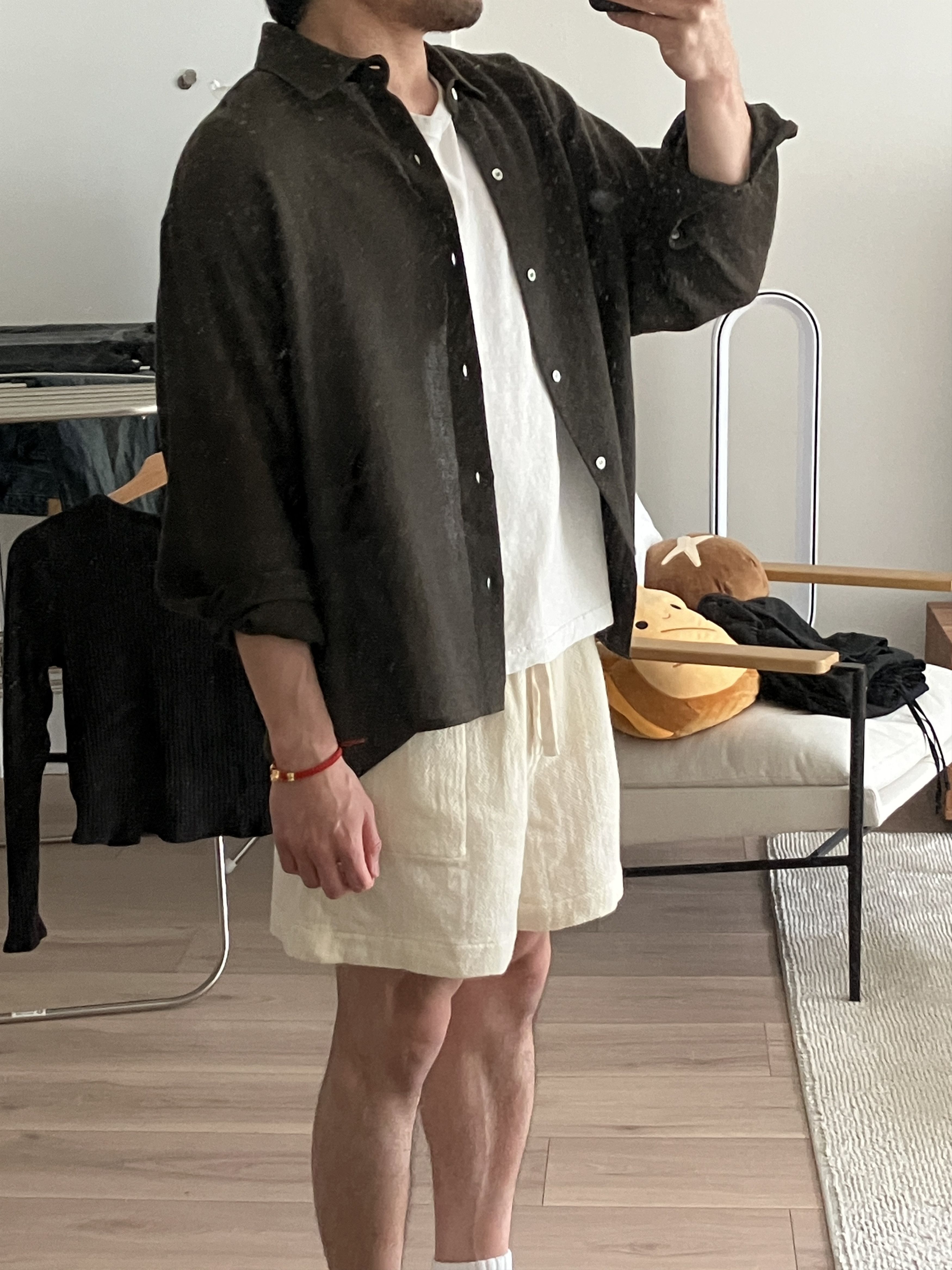 Daniel Simmons MARCELLO SHORTS V1 - CREAM (M) Size US 30 / EU 46 - 4 Thumbnail