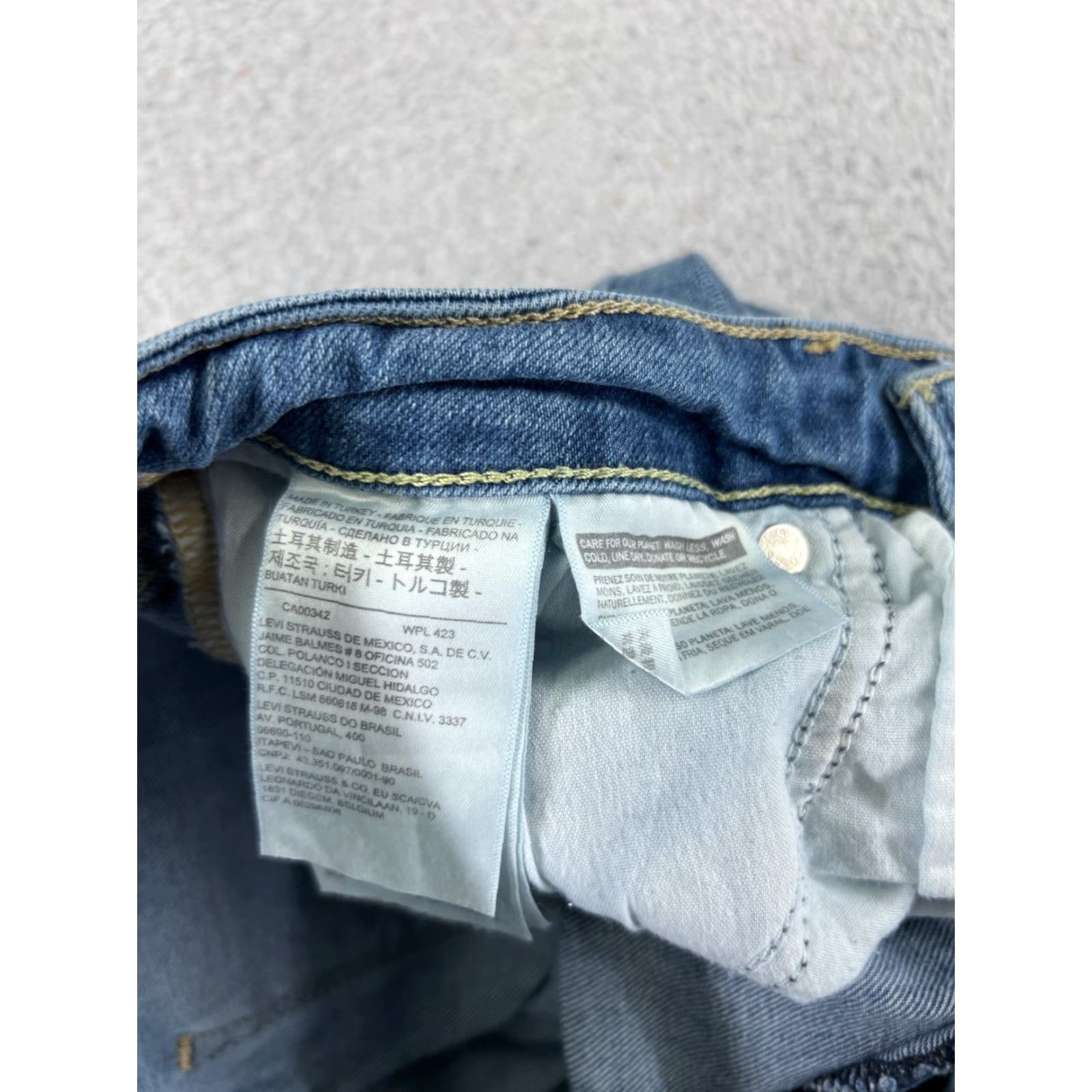 Levi's Levi's Women’s Denim Jeans 28 Blue Stretch Skinny High Rise Casual 2010s Size 28" / US 6 / IT 42 - 5 Thumbnail