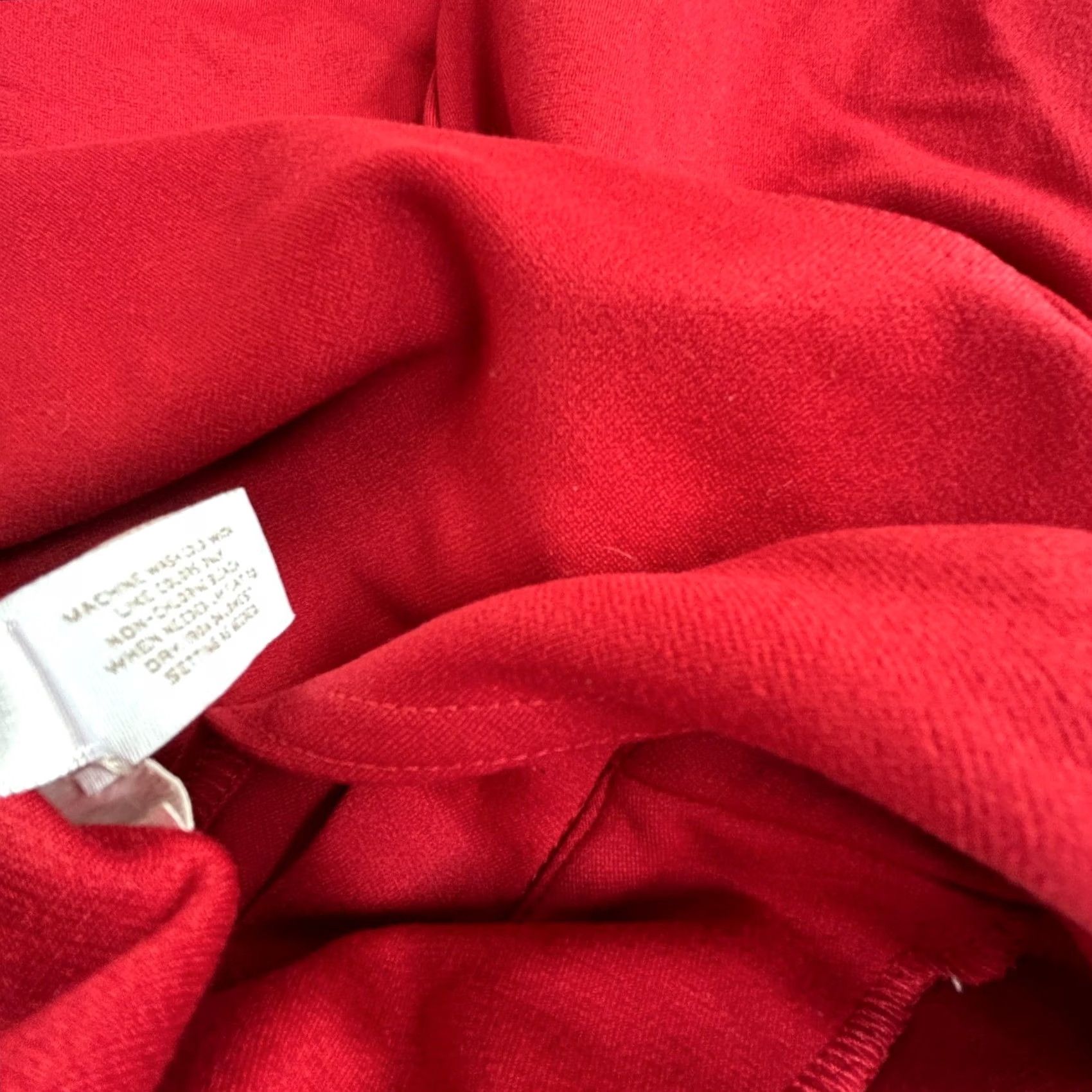 Vintage Chico's Womens Red Cardigan Blazer Sweater Size 3 Stretch Knit Open Drape Front Size XS / US 0-2 / IT 36-38 - 8 Thumbnail