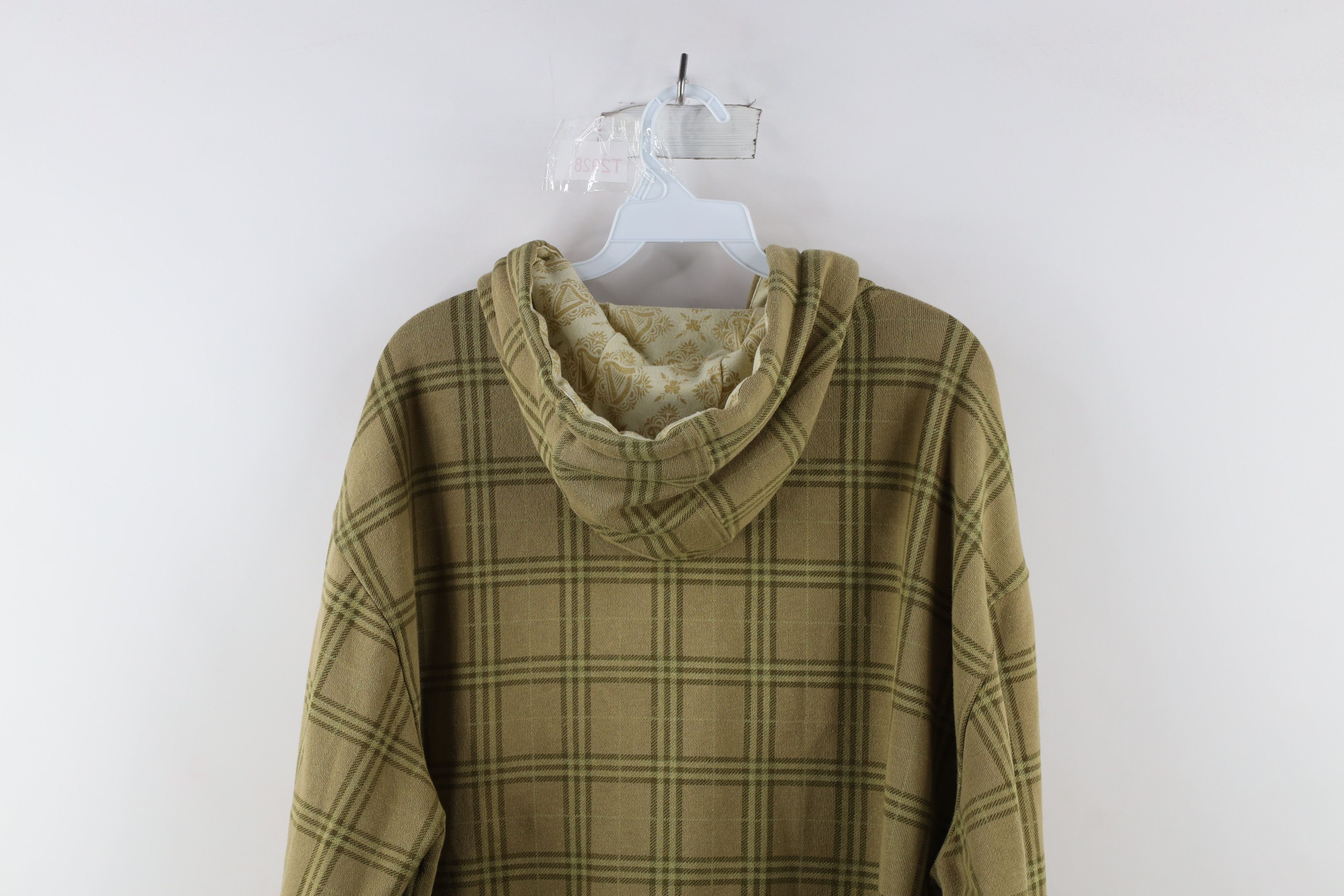Vintage Vintage Guinness Beer Out Full Zip Hoodie Sweatshirt Plaid Size US L / EU 52-54 / 3 - 10 Thumbnail