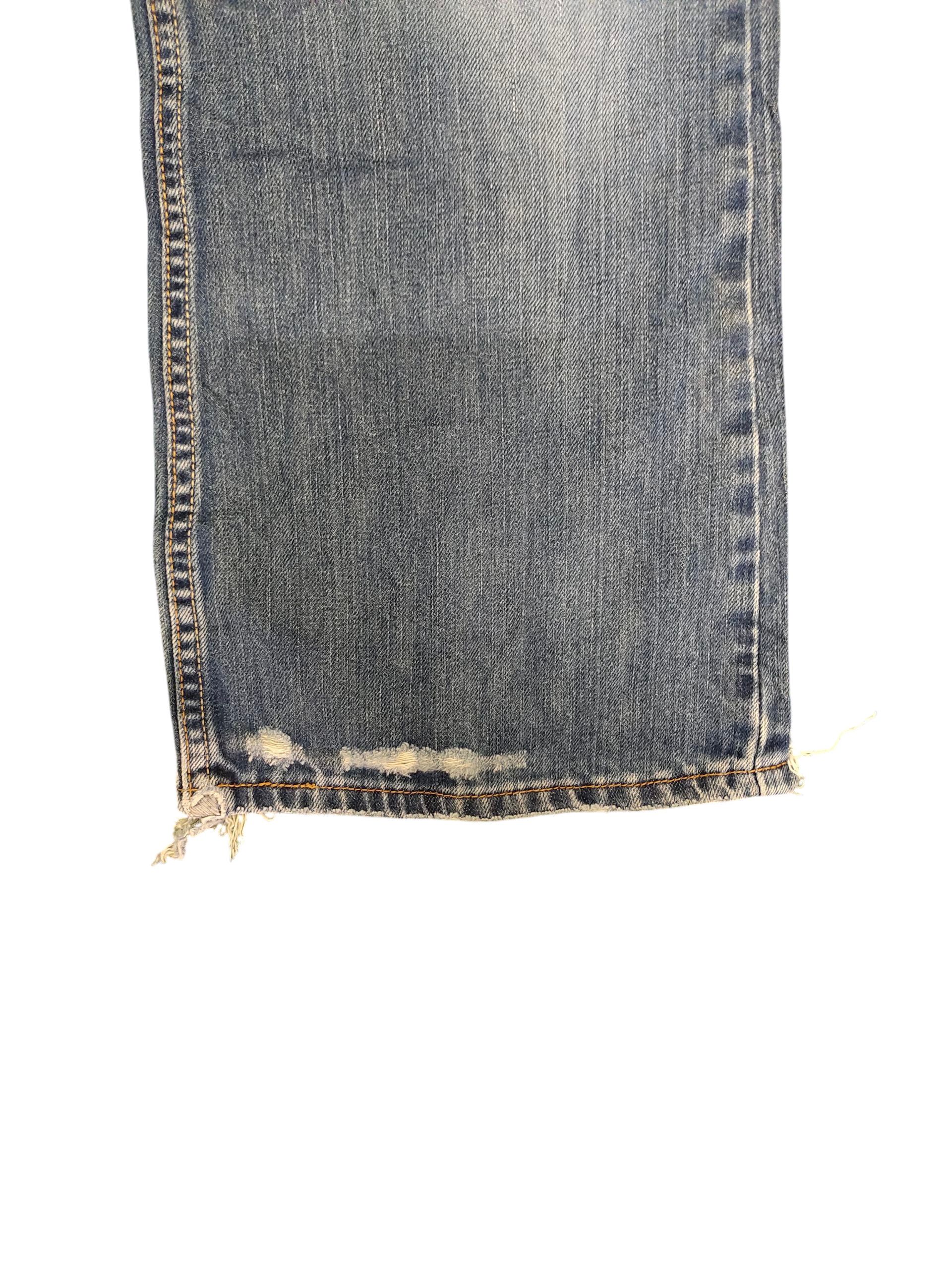 If Six Was Nine Flare Jeans Levis 527 Low Boot Cut Denim Distress Faded Size US 34 / EU 50 - 5 Thumbnail
