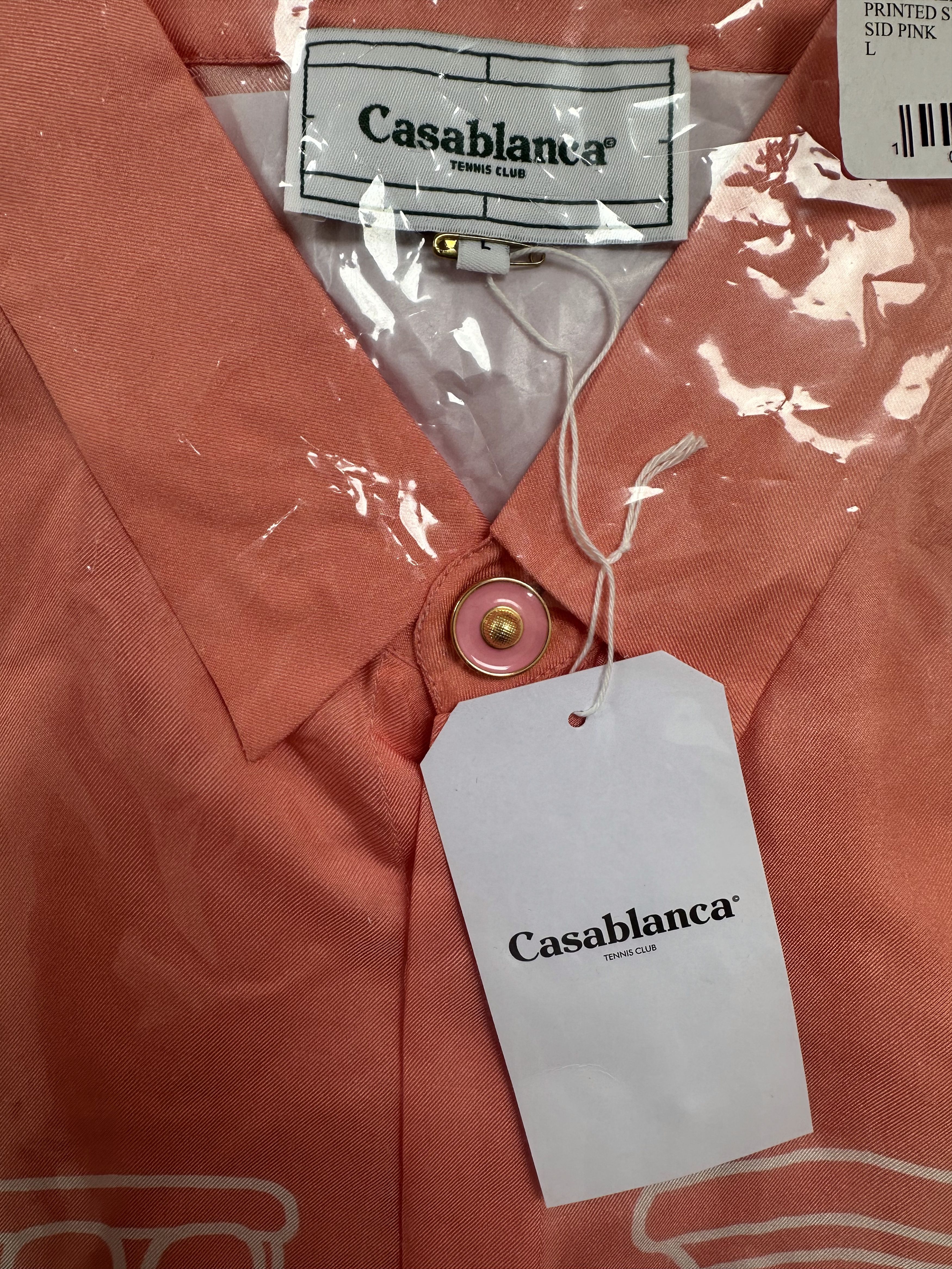 Casablanca Debut Runway (2019 Archive) Sid Silk Shirt Size US L / EU 52-54 / 3 - 8 Thumbnail