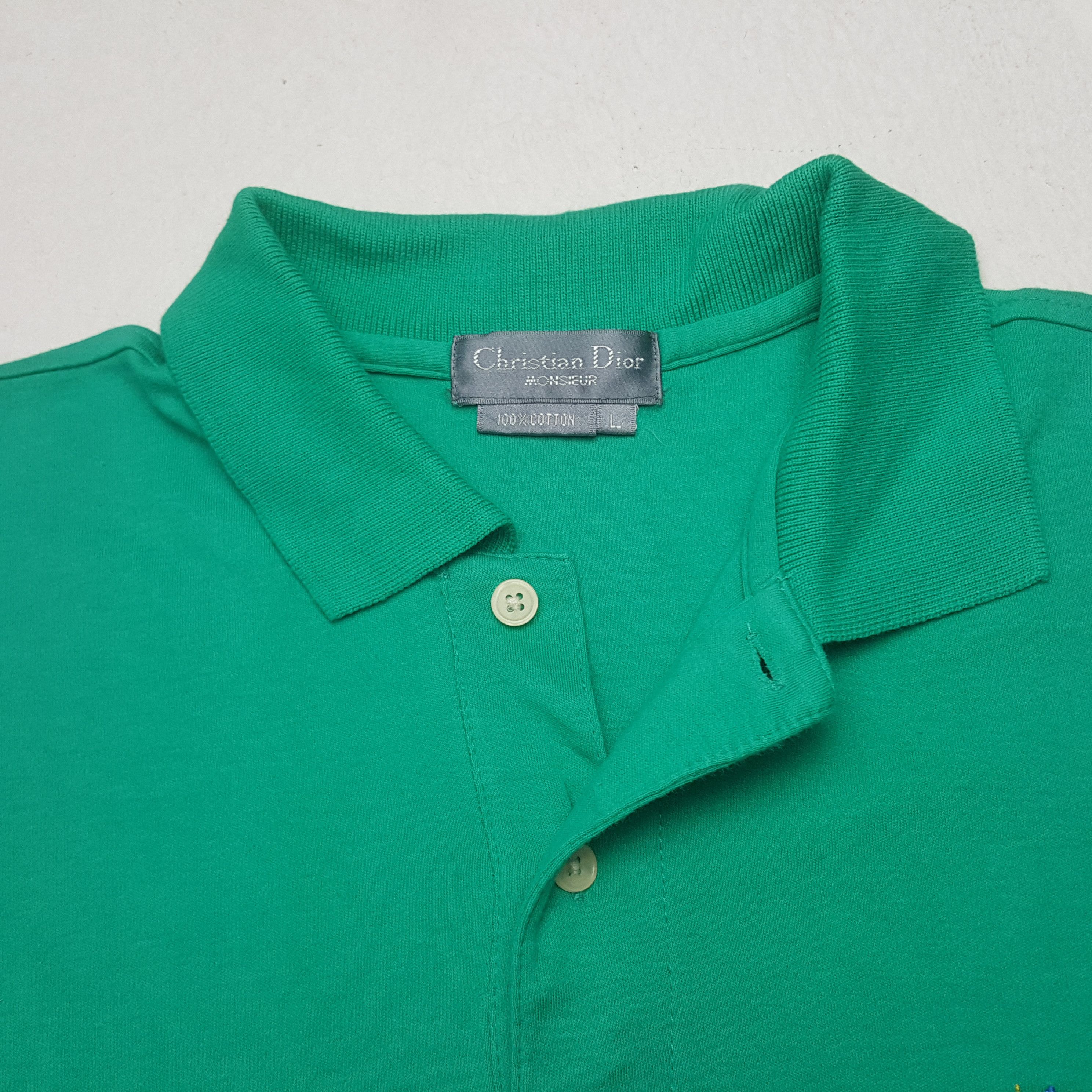 Christian Dior Monsieur Vintage Christian Dior Designer Brand Polos RR14 Size US L / EU 52-54 / 3 - 4 Thumbnail