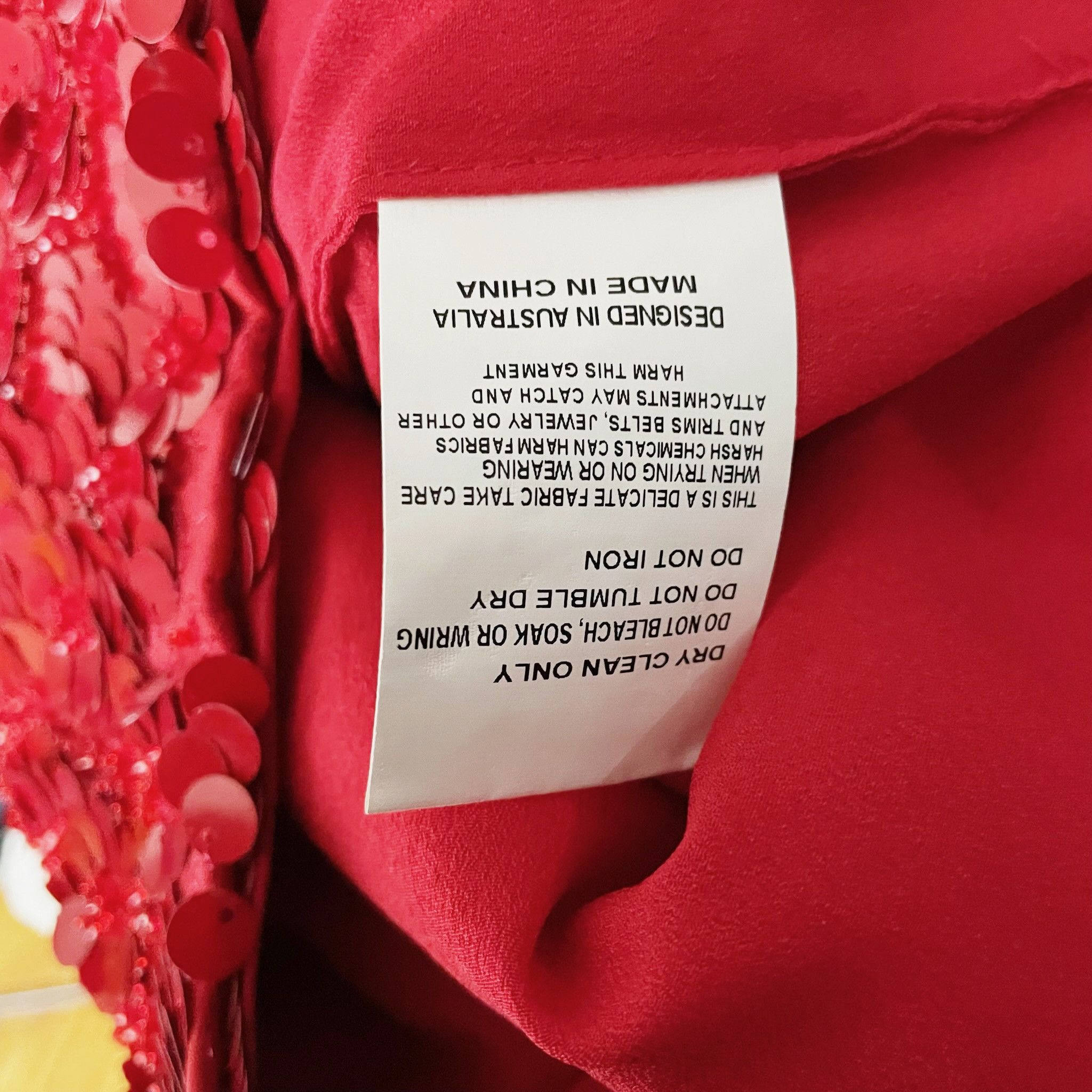 ELLIATT Elliatt Emma Allover Red Sequin Sparkle Size XXS / US 00 / IT 34 - 3 Thumbnail