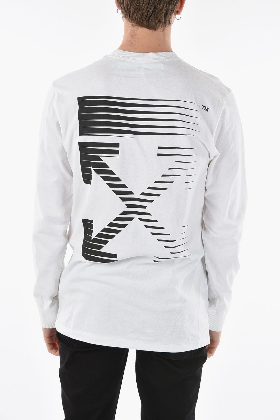 Off-White White Special Edition Racing Arrows Logo LS T-Shirt Size US L / EU 52-54 / 3 - 2 Thumbnail