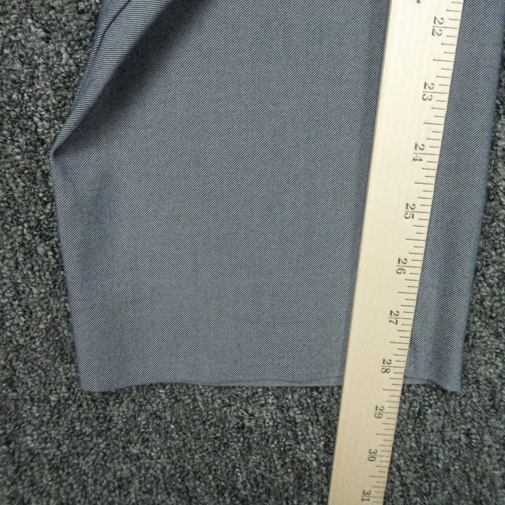 Mizzen+Main Mizzen+Main Pants Mens 34x28 Blue Chino Straight Front Stretch 34 Regular Size US 34 / EU 50 - 7 Thumbnail