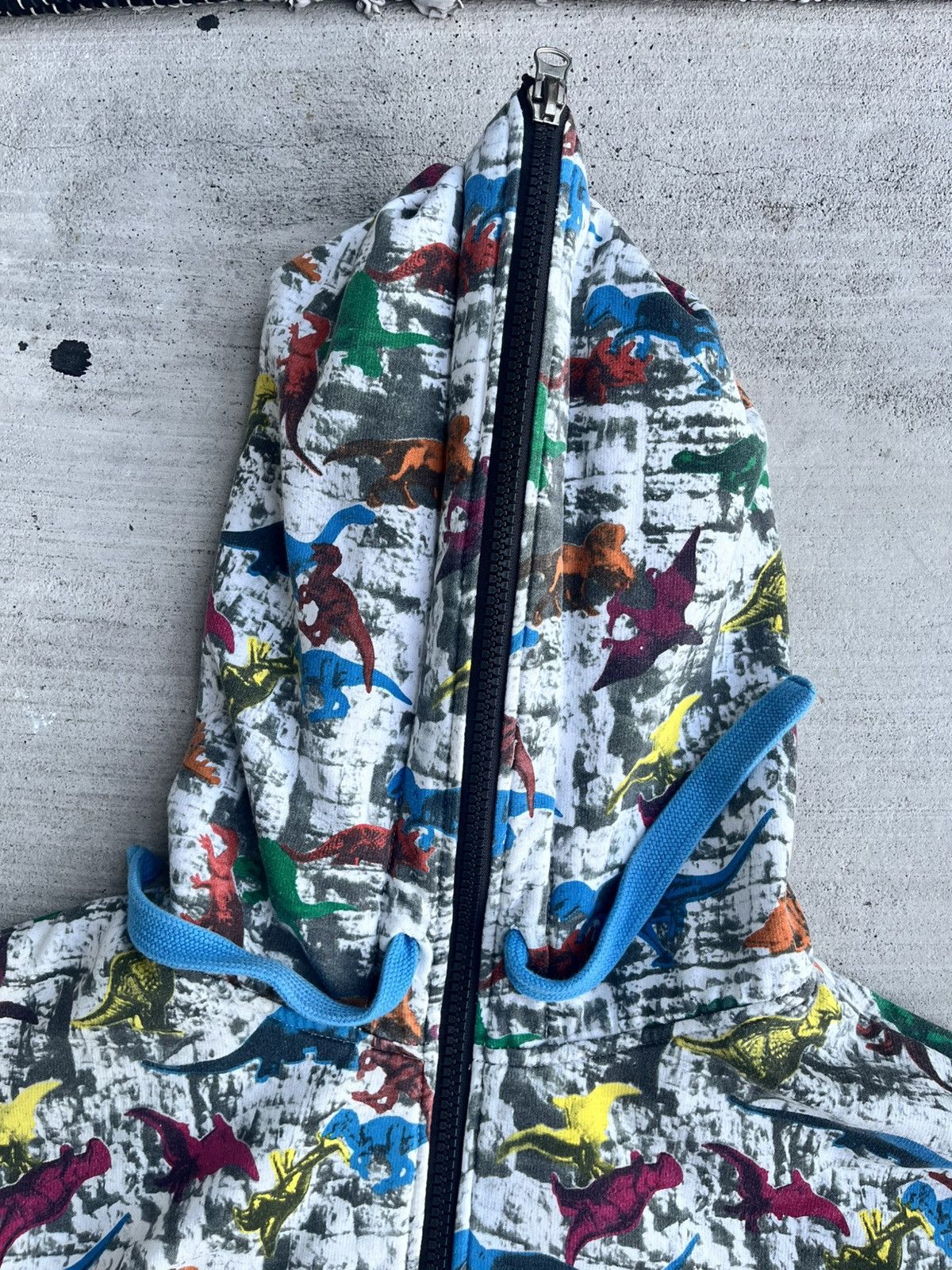 Other RARE Dinosaur Y2K full zip hoodie Size US L / EU 52-54 / 3 - 2 Thumbnail