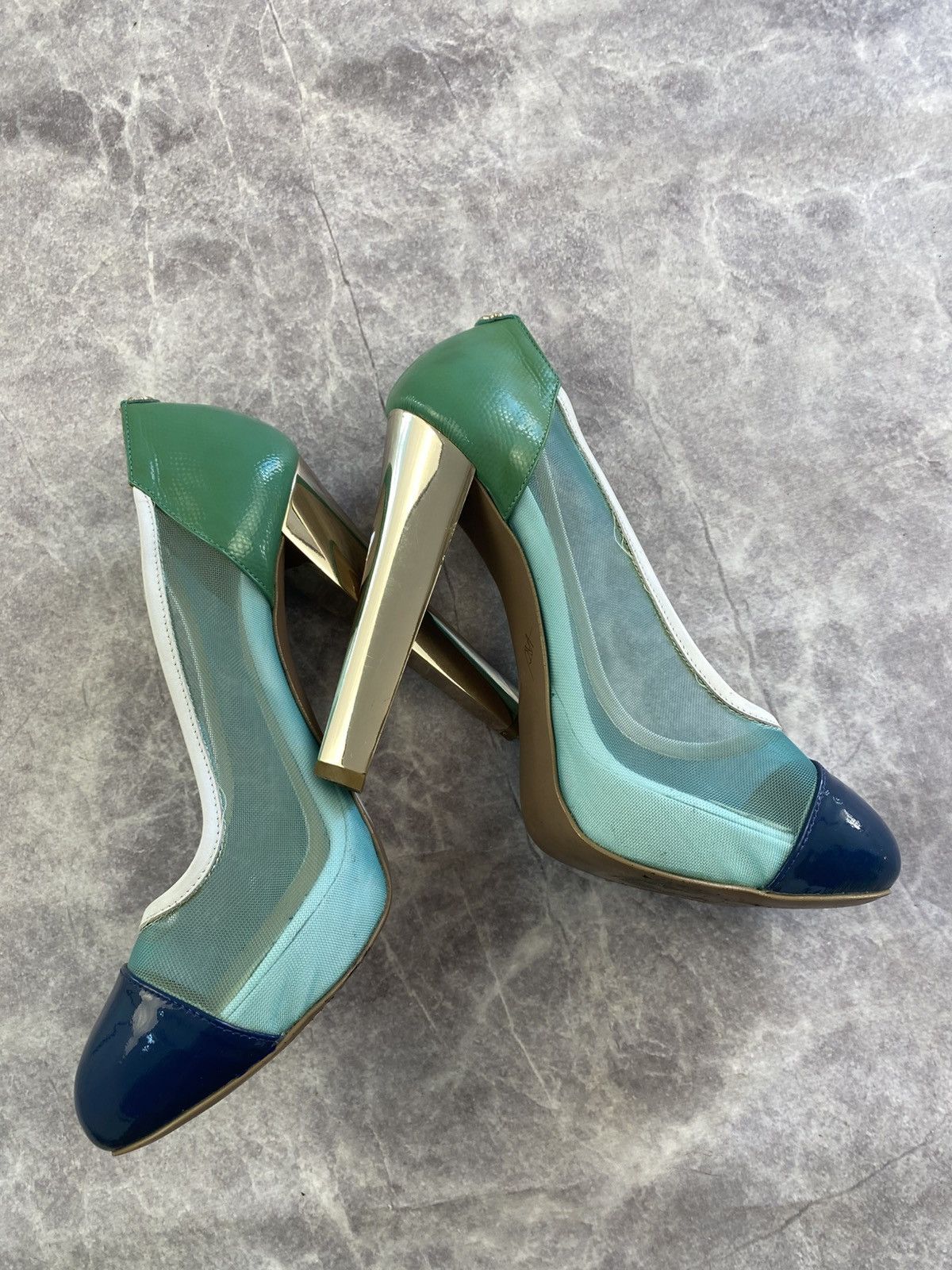 Just Cavalli Just Cavalli Transparent Heels with Leather details Size 39 Size US 9 / IT 39 - 8 Thumbnail