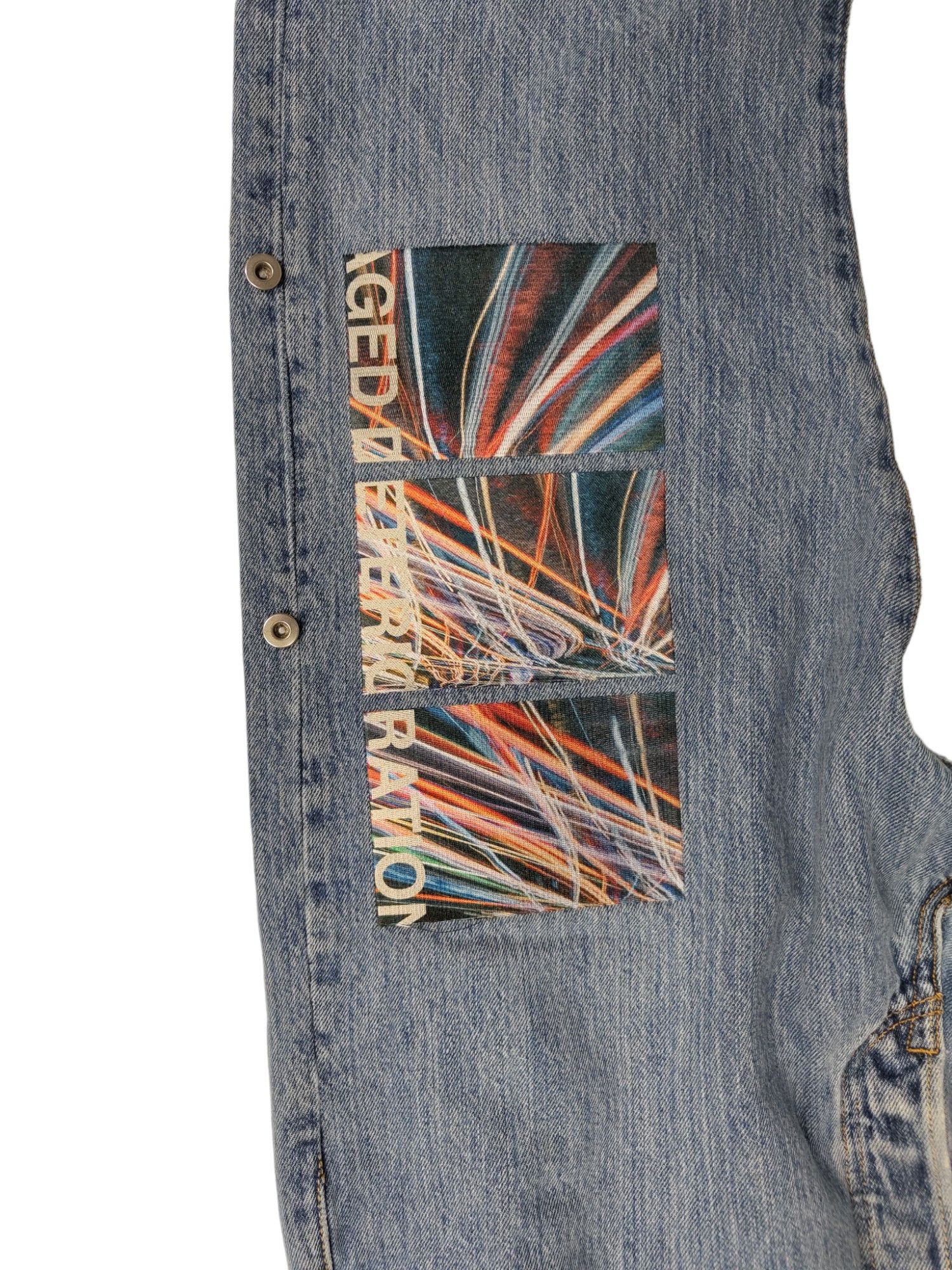 Levi's Levis 501 (W40 L30) By Poliquant Size US 30 / EU 46 - 3 Thumbnail