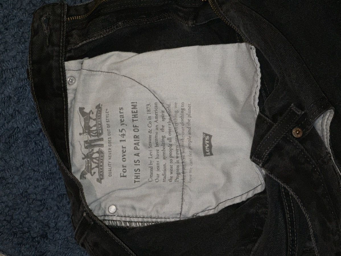 Levi's × Vintage Vintage Levis 550 Black Size US 36 / EU 52 - 4 Thumbnail